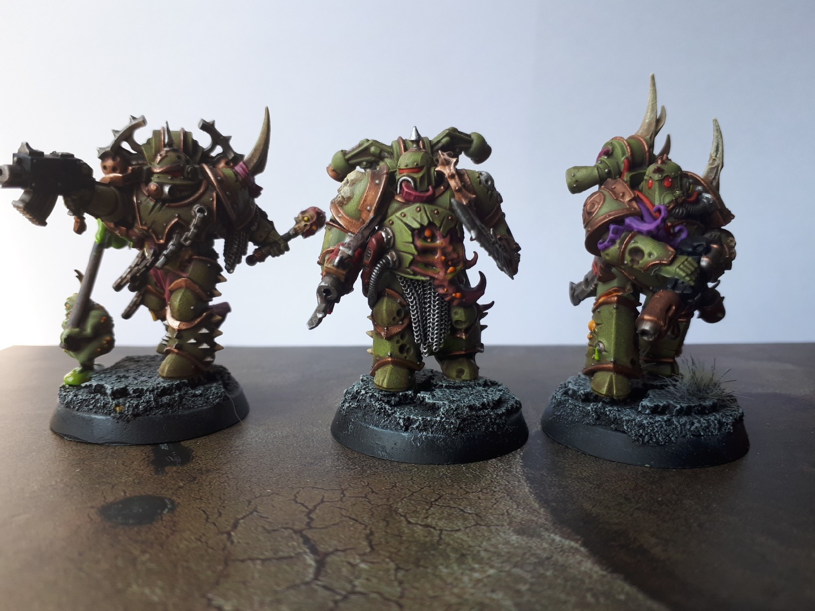 Plague marines - Моё, Warhammer 40k, Plague marine, Death Guard, Длиннопост