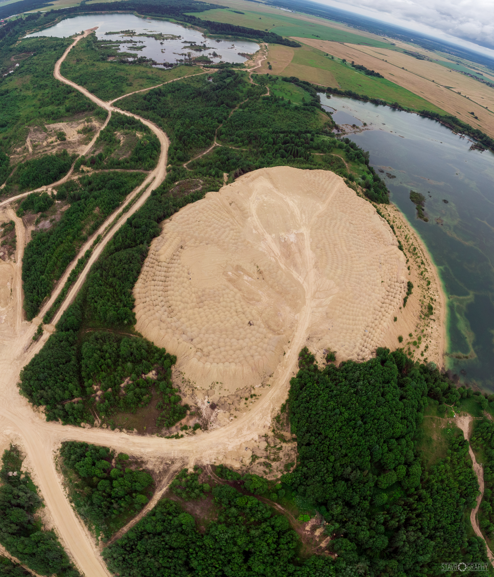 Bornitsky quarries - My, Career, Leningrad region, Quadcopter, DJI Mavic Air, Longpost