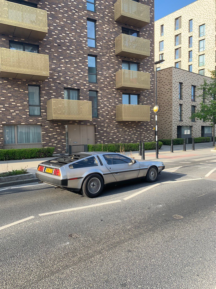 What you won't see on the streets of London - My, Delorean, Назад в будущее, Marty, Dock, London, Longpost, Back to the future (film)