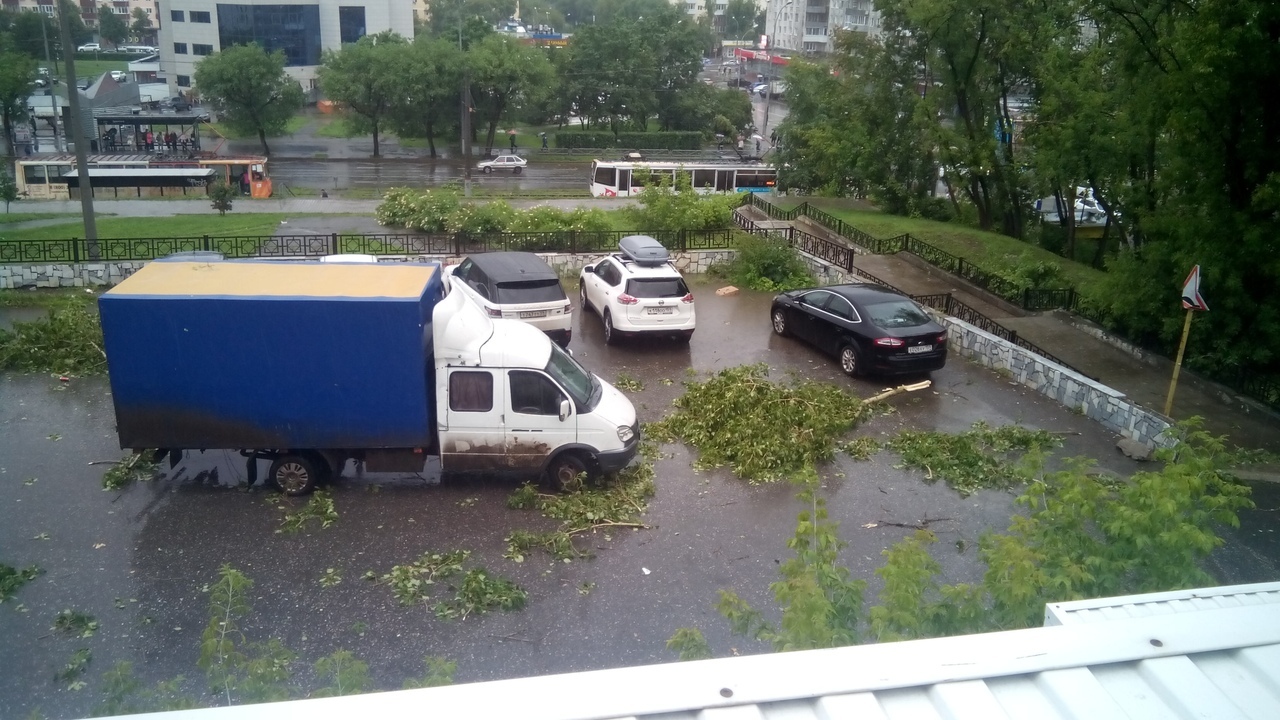 Трёхминутный ураган в Перми. - Моё, Пермь, Ураган, Длиннопост