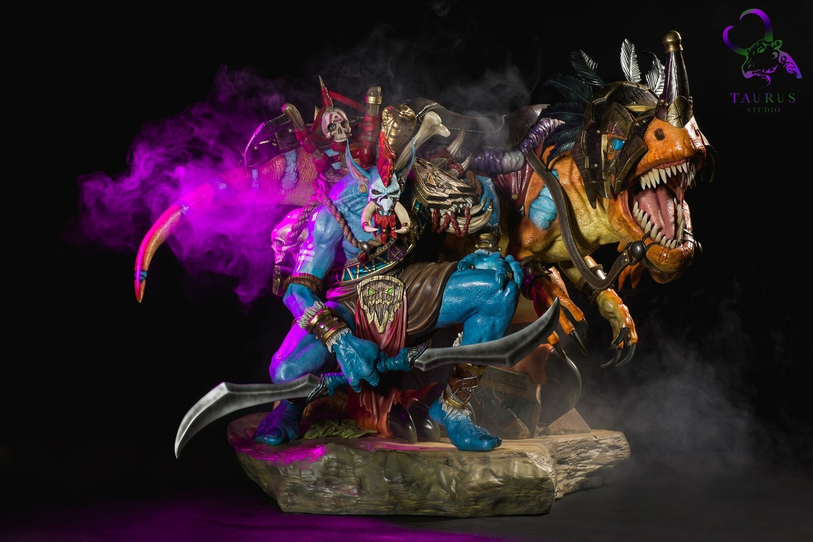 Vol`jin statue. - Art, Sculpture, Horde, Troll, Volgin, Longpost, Wow, World of warcraft