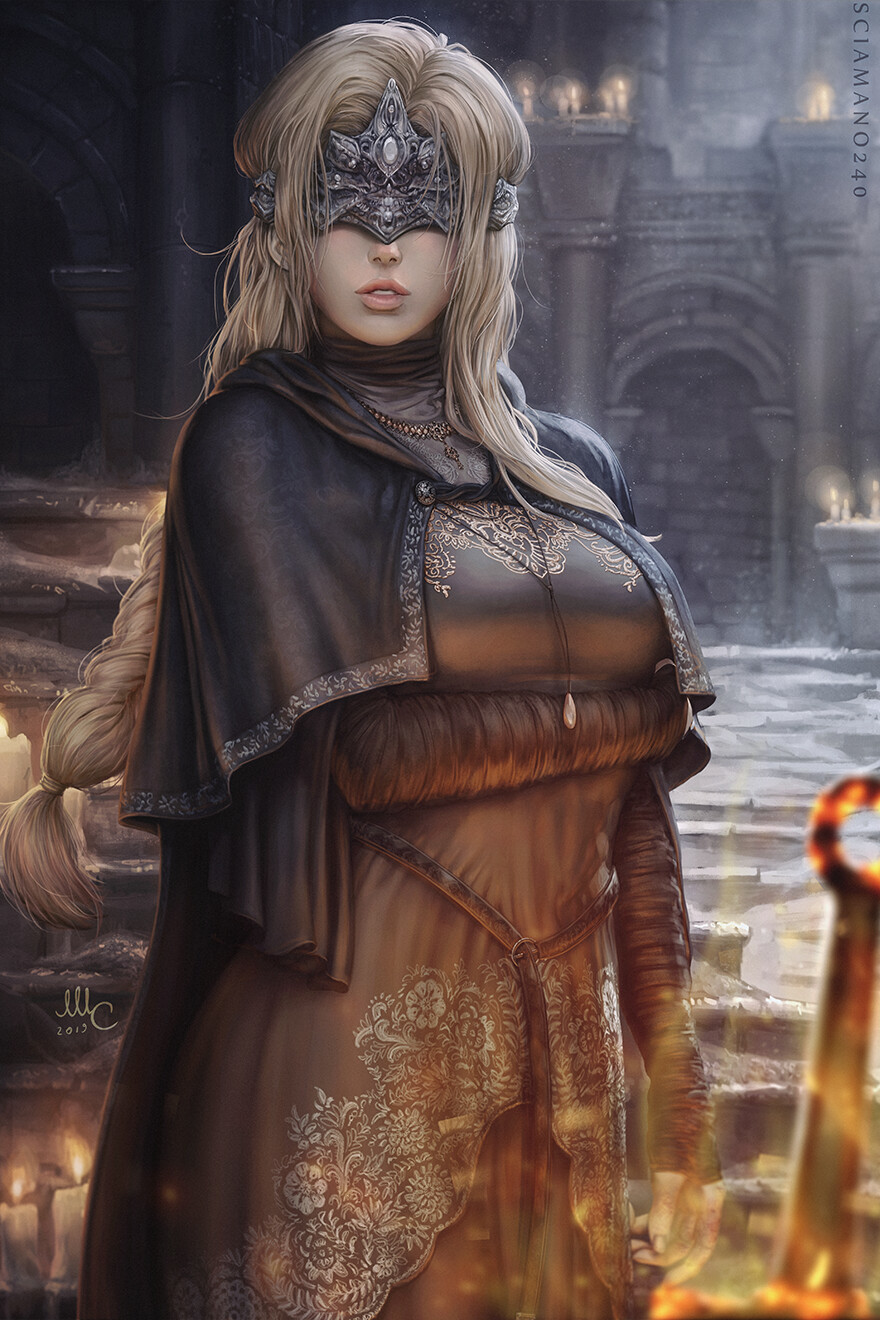 Firekeeper - Dark souls, Fire keeper, Dark souls 3, Computer games, Art, , Sciamano240