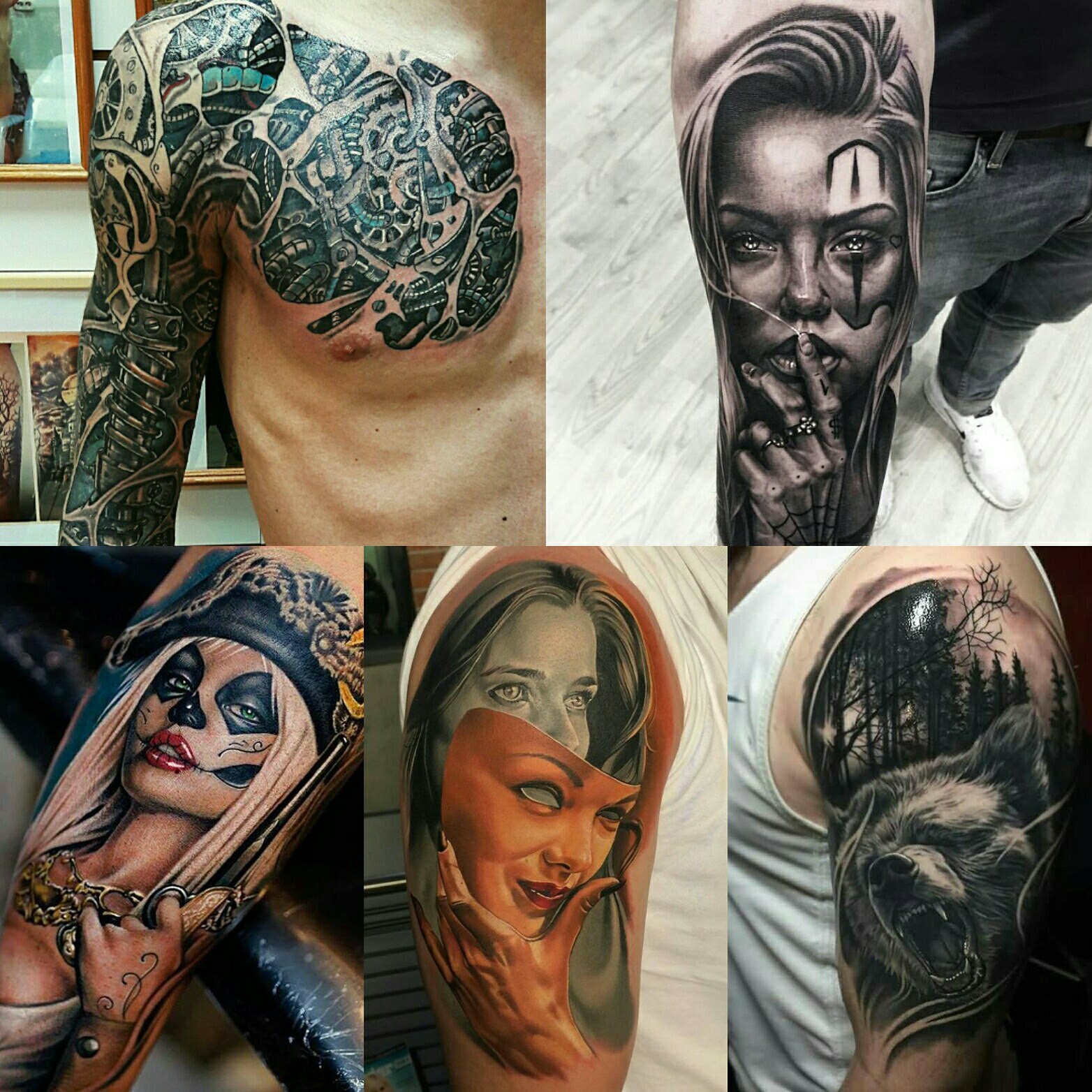 Tattoo from master Oleg Sazonov (continued) - Tattoo, Beautiful, Skillful fingers, Pencil drawing, Painting, Longpost