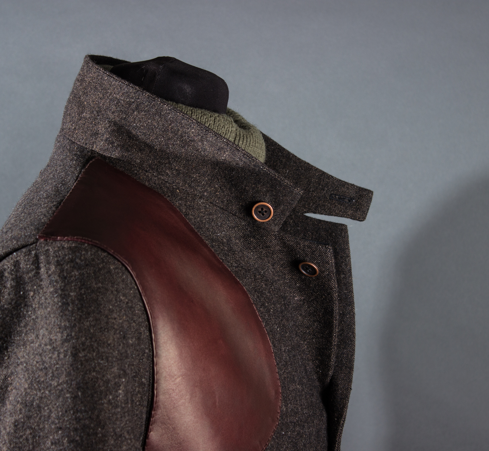 Hunting tweed jacket. - My, Scaffold, Cloth, Mens clothing, Jacket, Cap, Needlework without process, Longpost