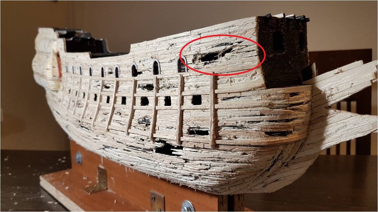 Continuation of the construction of the model of the ship Flying Dutchman from the garbage. part 7 - My, Flying Dutchman, With your own hands, Ship modeling, Longpost