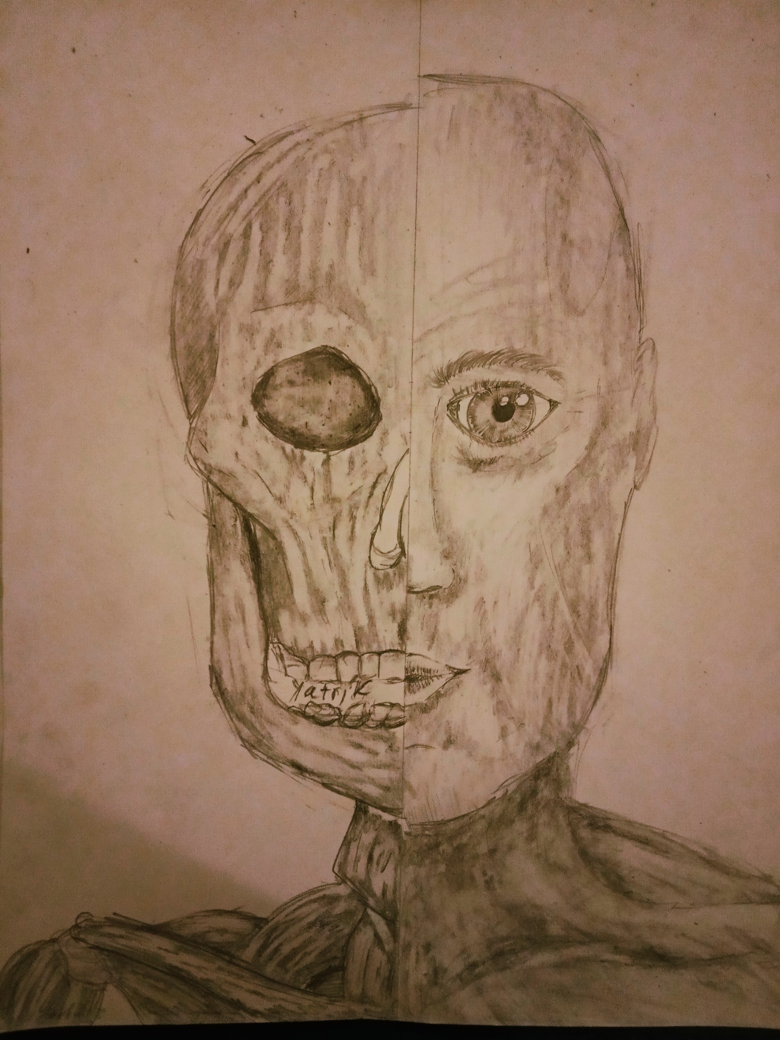 Random character of my imagination - My, Grade, Skeleton