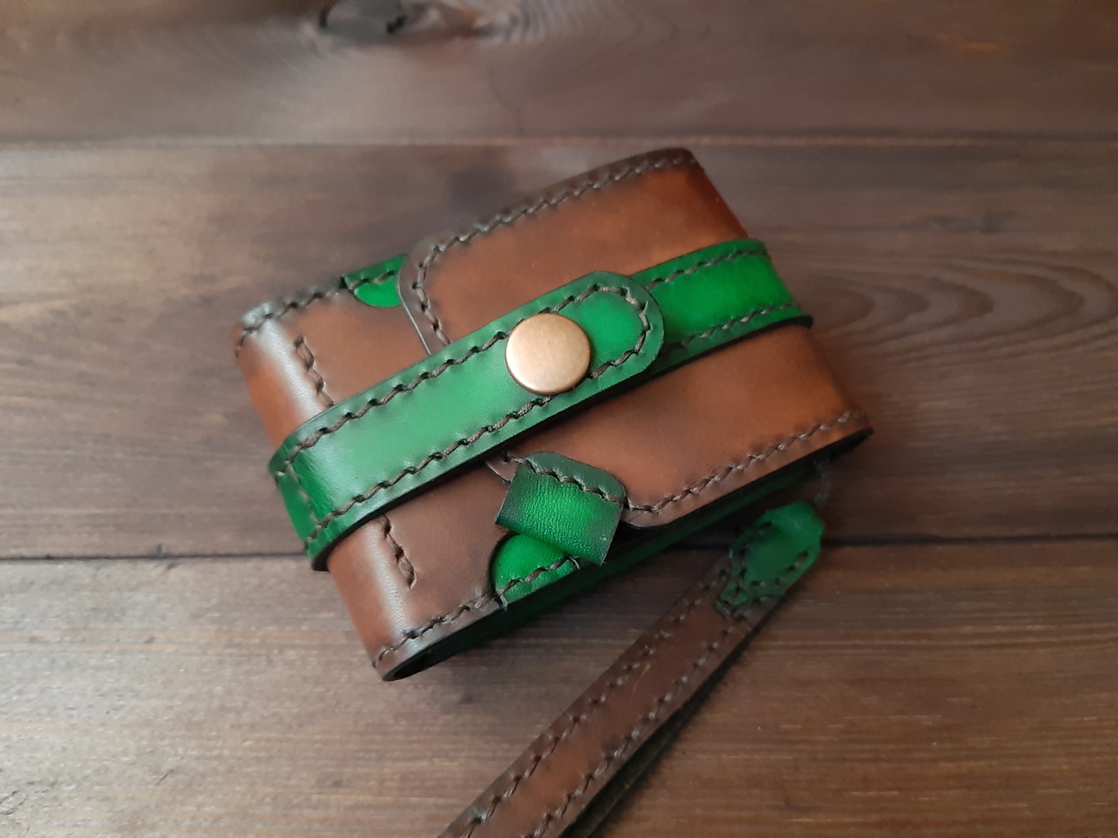 Leather camera case - My, Leather, Handmade, Leather craft, With your own hands, Longpost