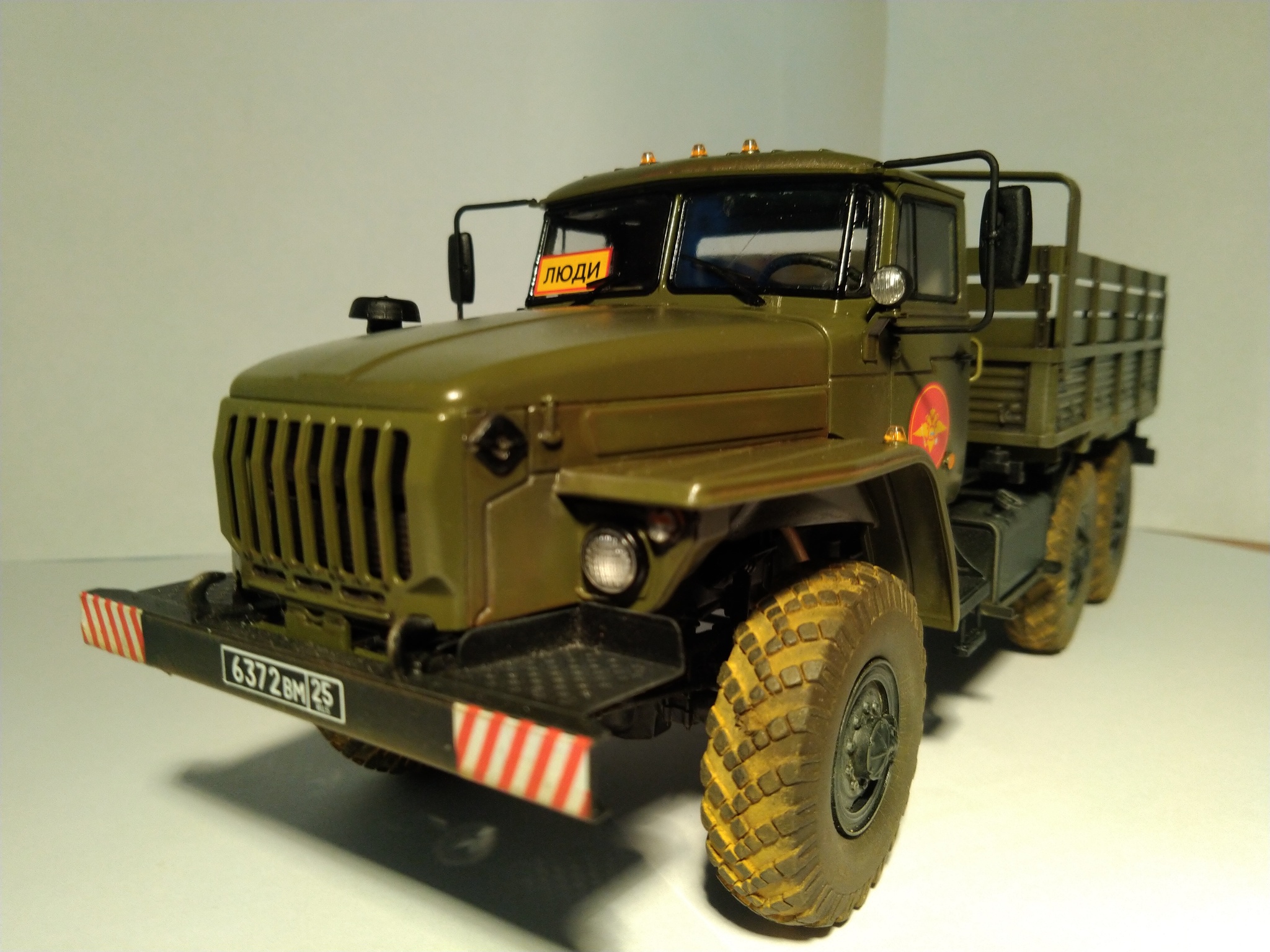 Урал-4320-31, 1:35 - Моё, Моделизм, Масштабная модель, Урал 4320, Длиннопост