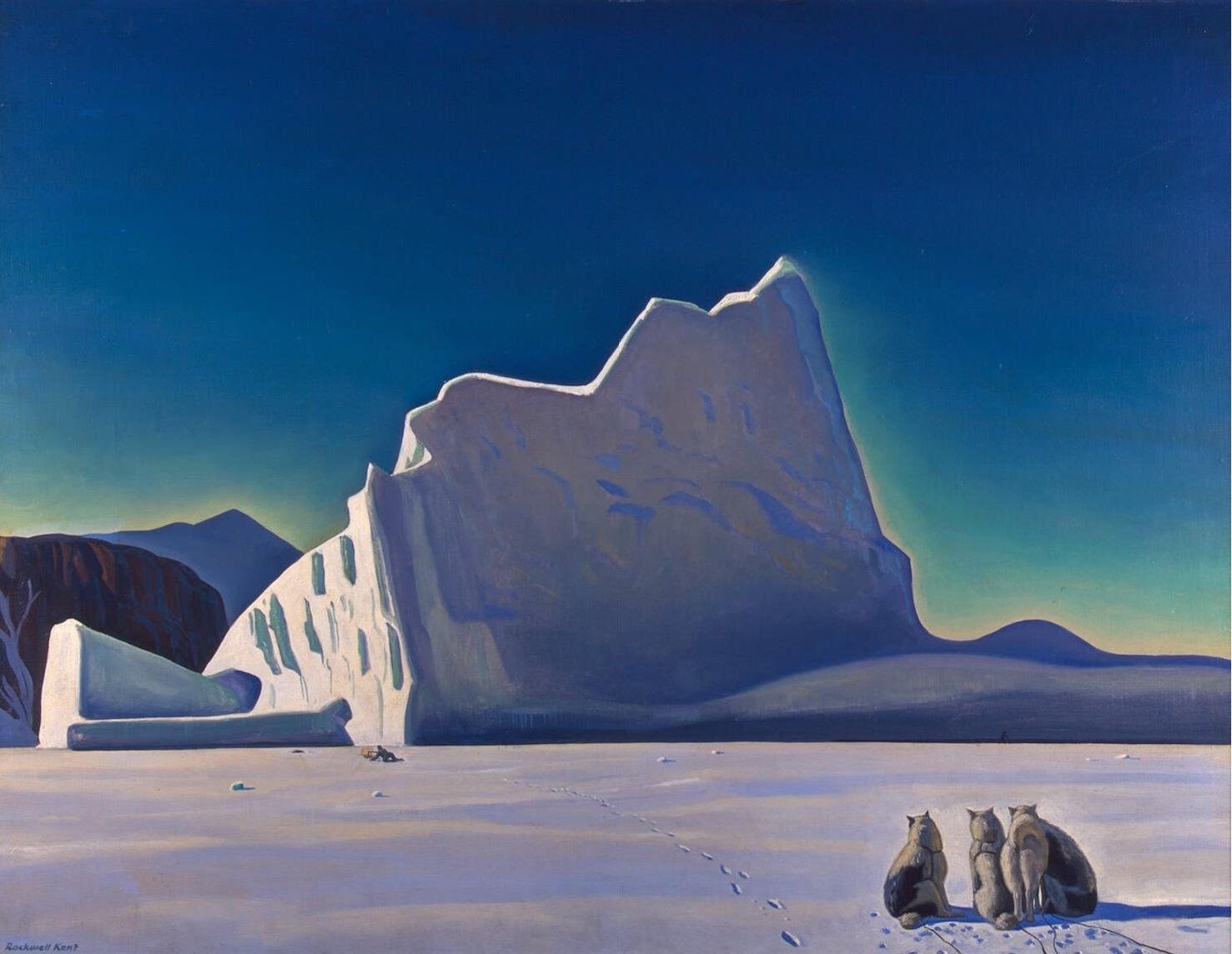 Paintings by Rockwell Kent - Painting, Art, Color, Landscape, Longpost