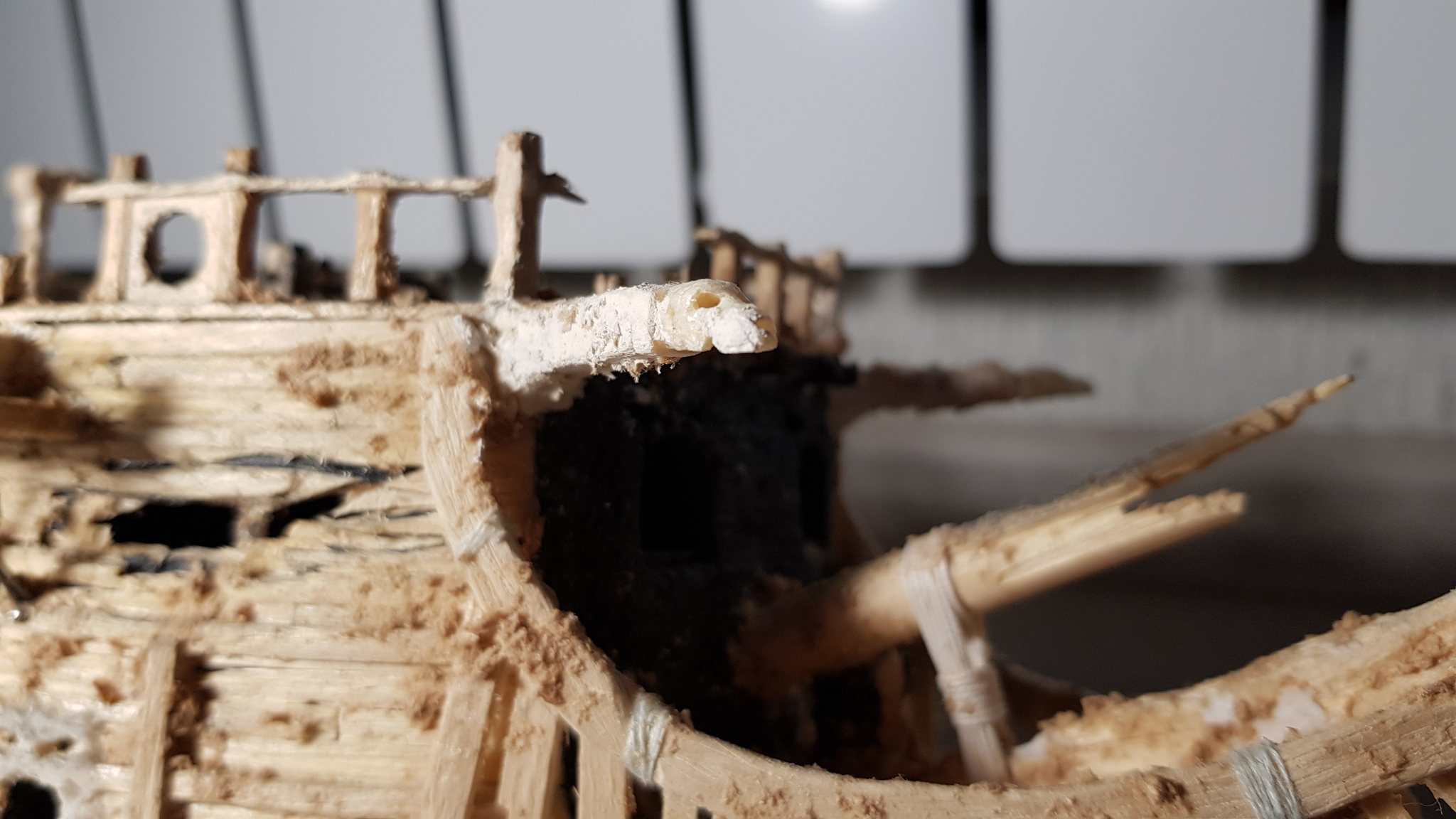 NEW Continuation of the construction of the model of the ship Flying Dutchman from the garbage. part 16 - My, Flying Dutchman, With your own hands, Longpost