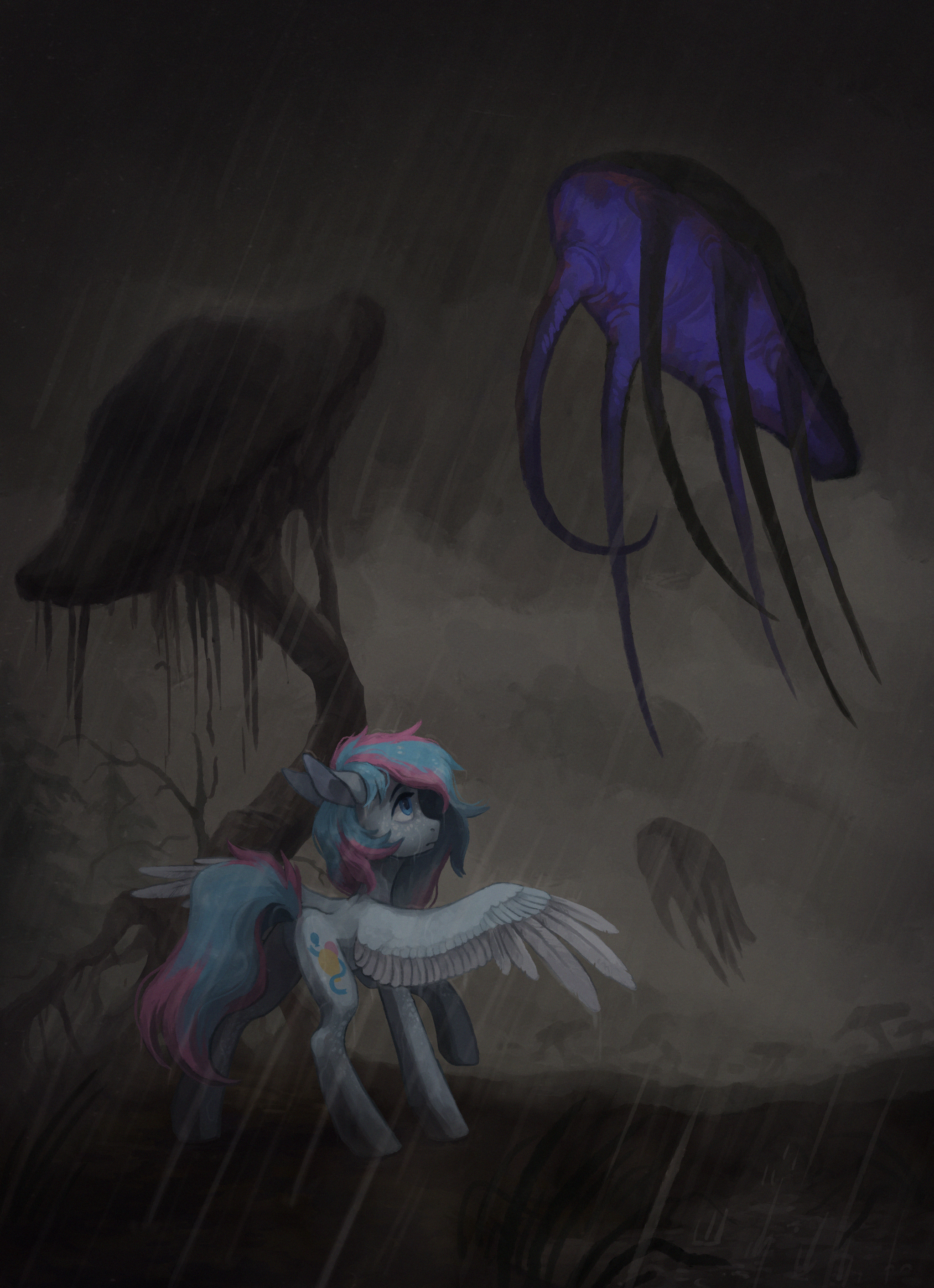 Netch - My little pony, Crossover, The elder scrolls, Netch, Original character, Koviry