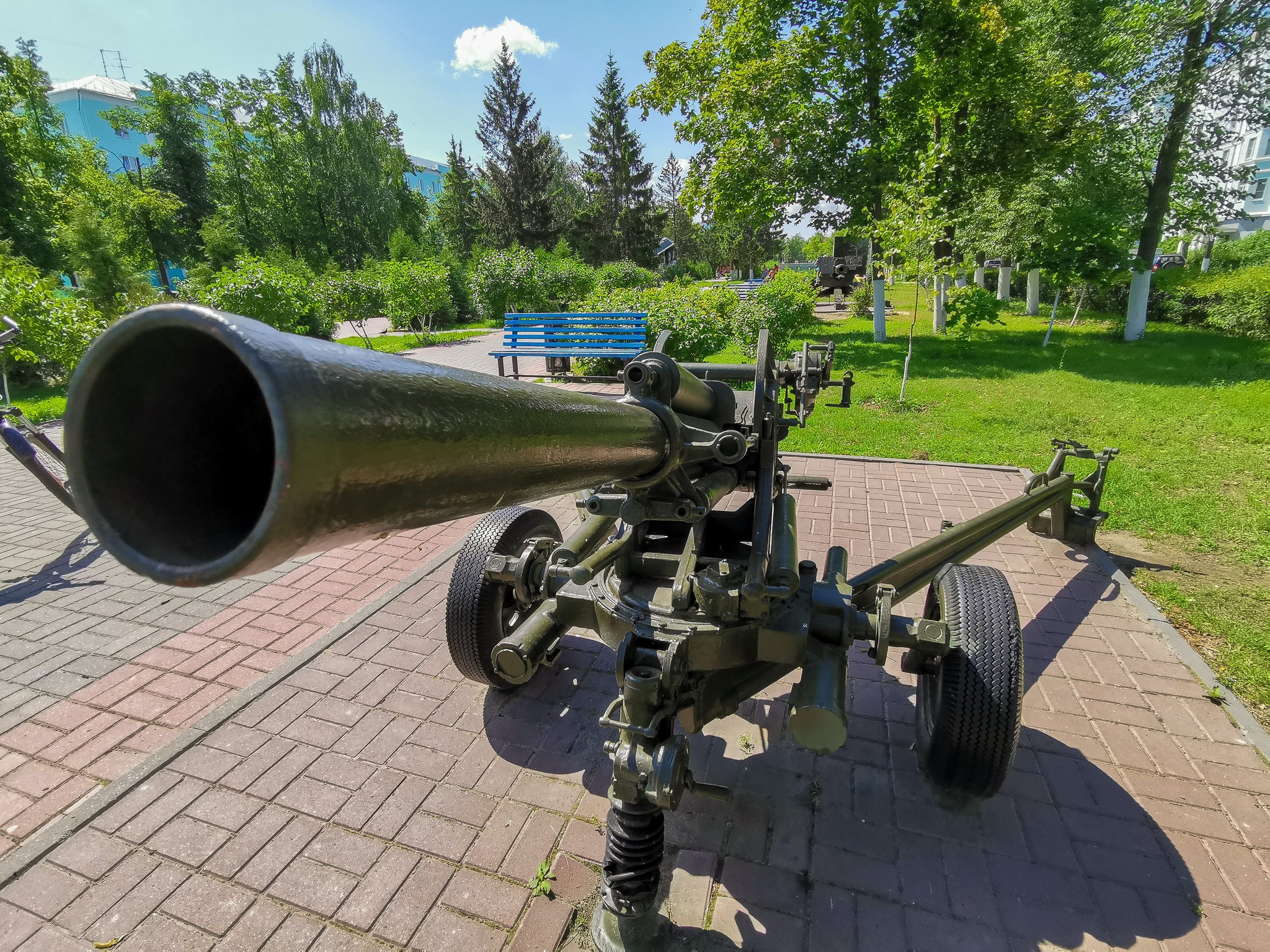 Велопрогулка - Моё, Дзержинск, Мобильная фотография, Памятник, Герои, Длиннопост, Военная техника