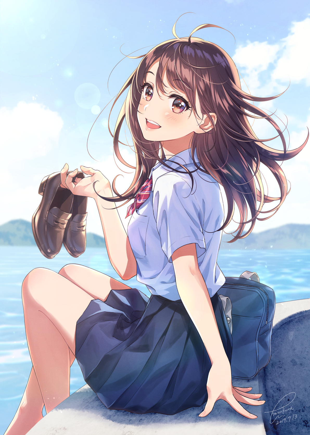 Some more warm art - Anime, Anime art, Anime original, Longpost, Morikura en