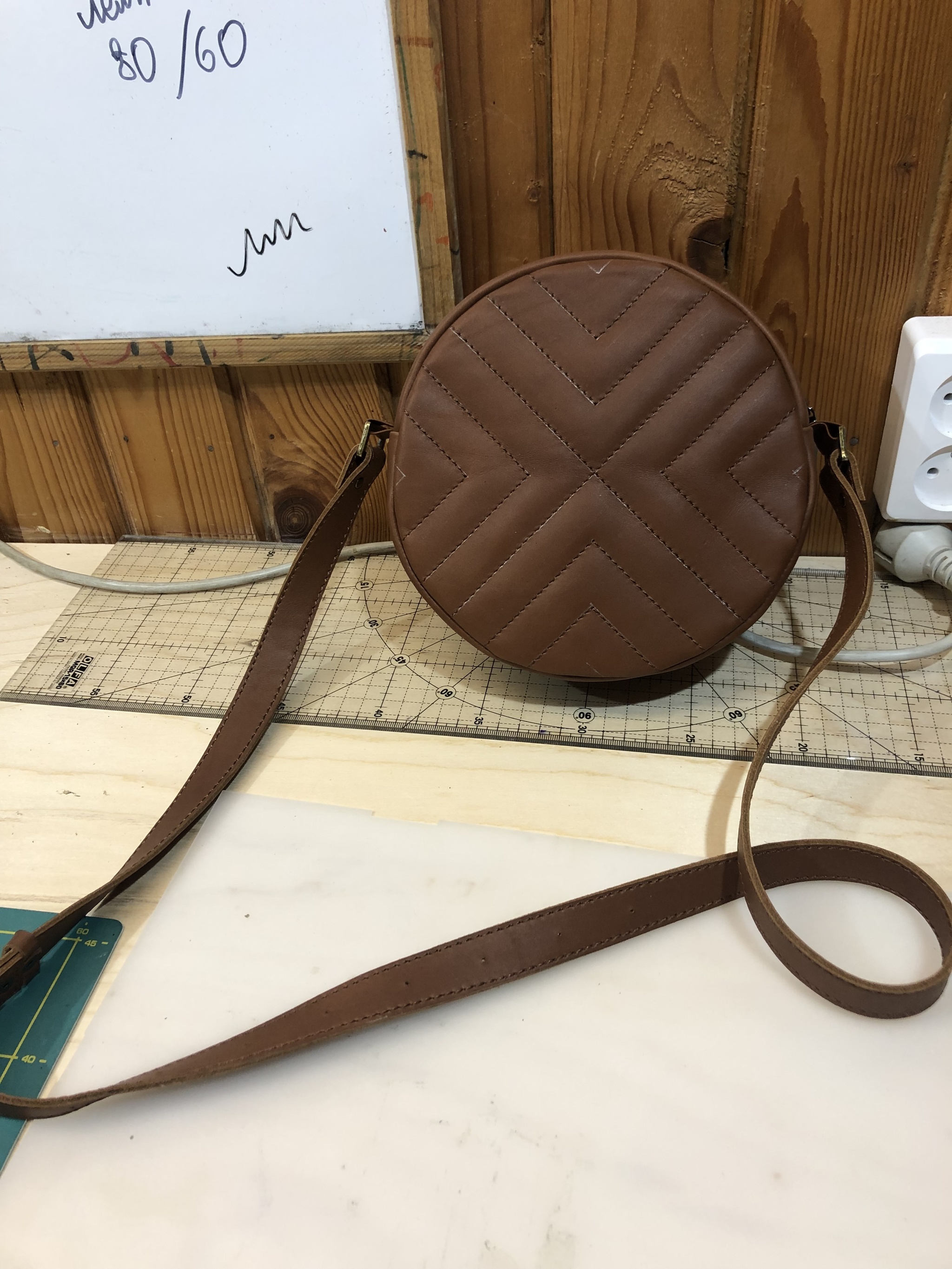 Workshop. part 2. Sew sew and sew again) - My, Leather craft, Longpost, Workshop, Moscow, Handmade