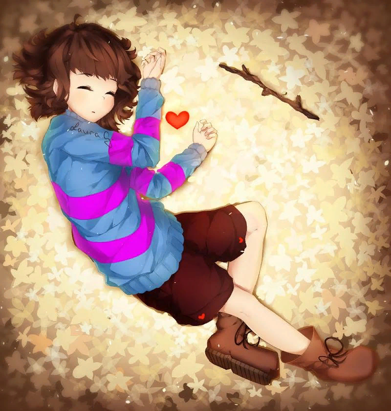 Fallen down - Undertale, Frisk, Art, Games, Sasoura