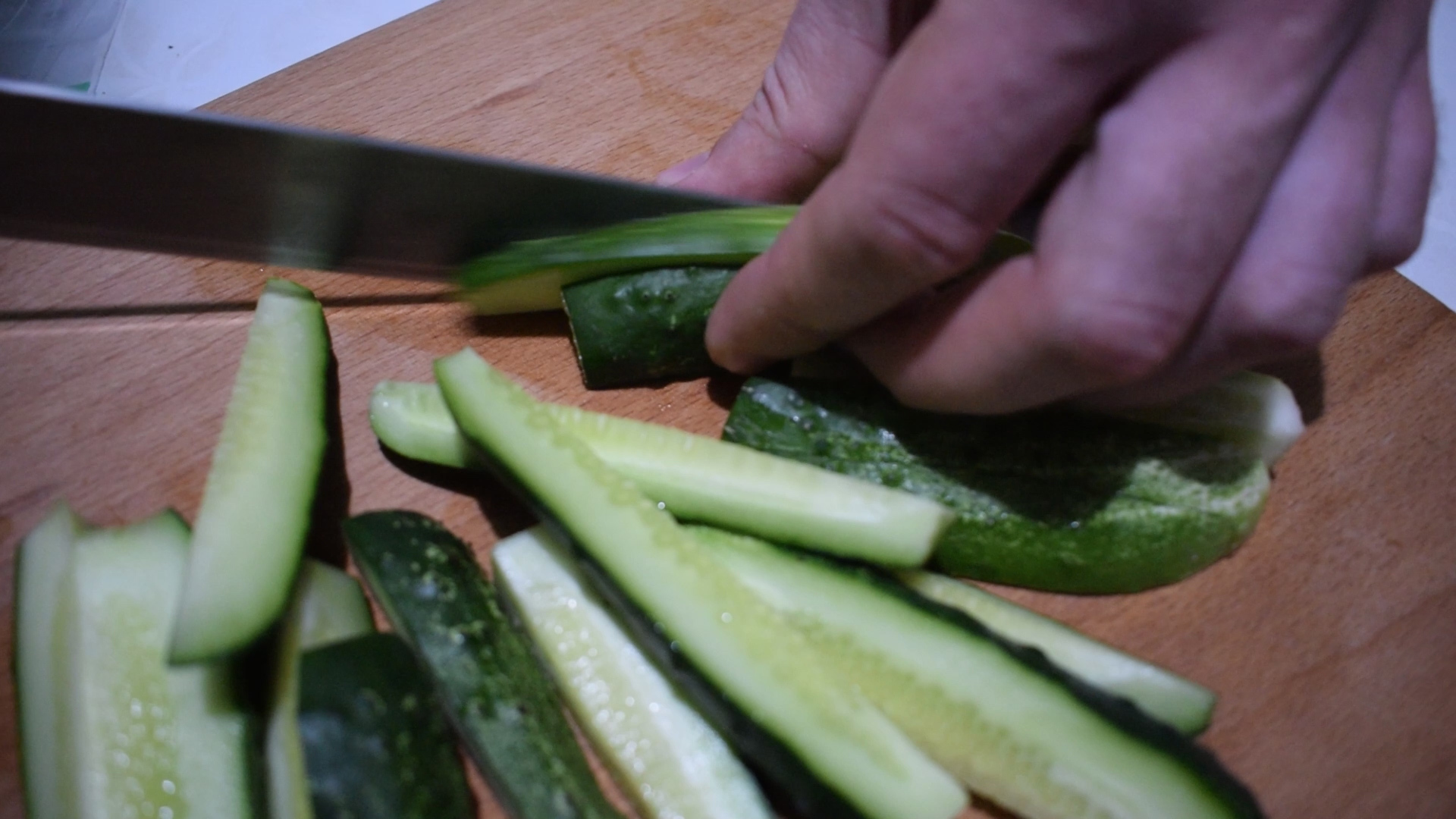 Lightly salted cucumbers (quick snack) - My, , Video, Video recipe, Longpost, Food, Recipe, Cooking, Lightly salted cucumbers