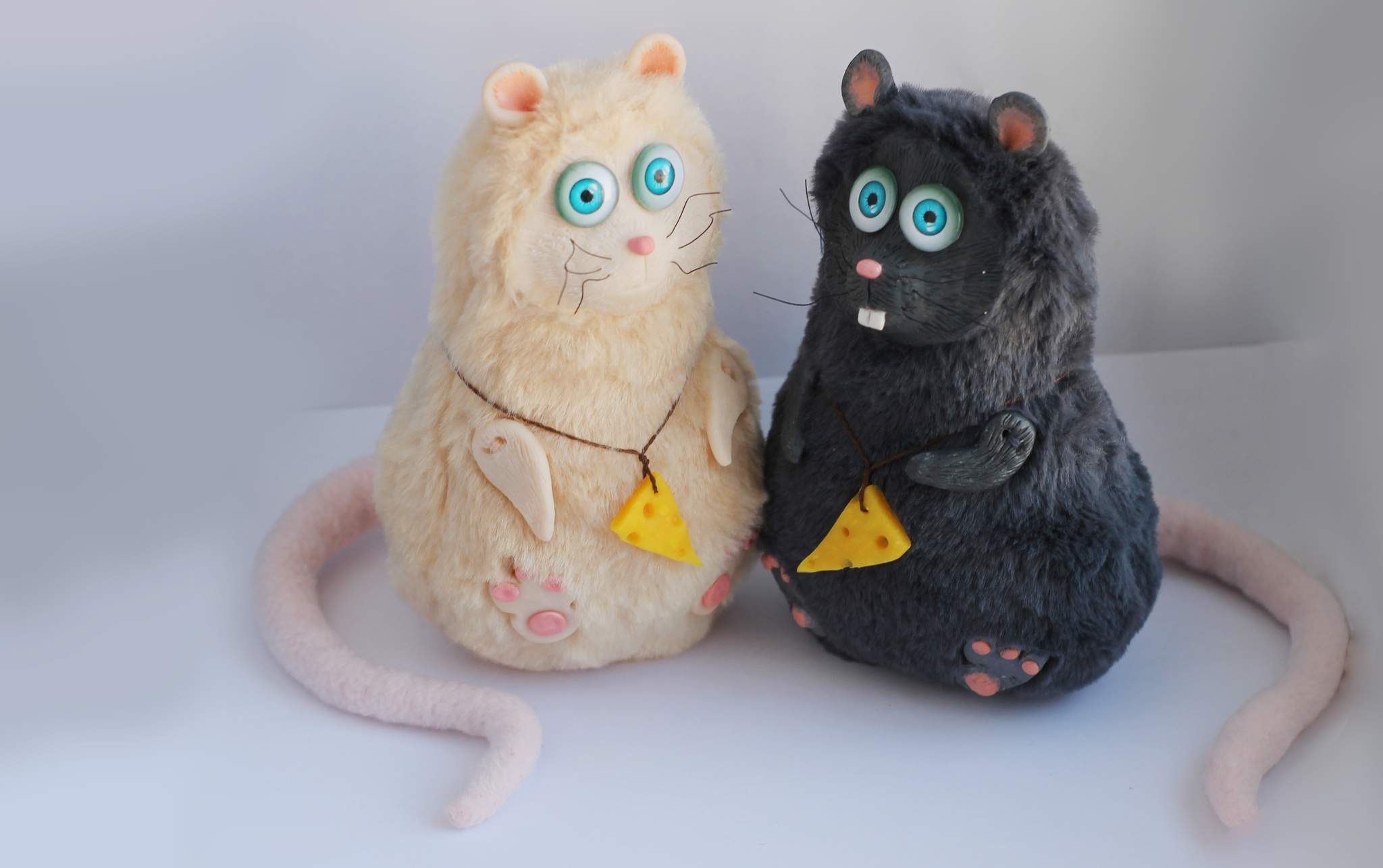 HypnoMOUSE - My, Mouse, Handmade, Polymer clay, Needlework without process, Longpost