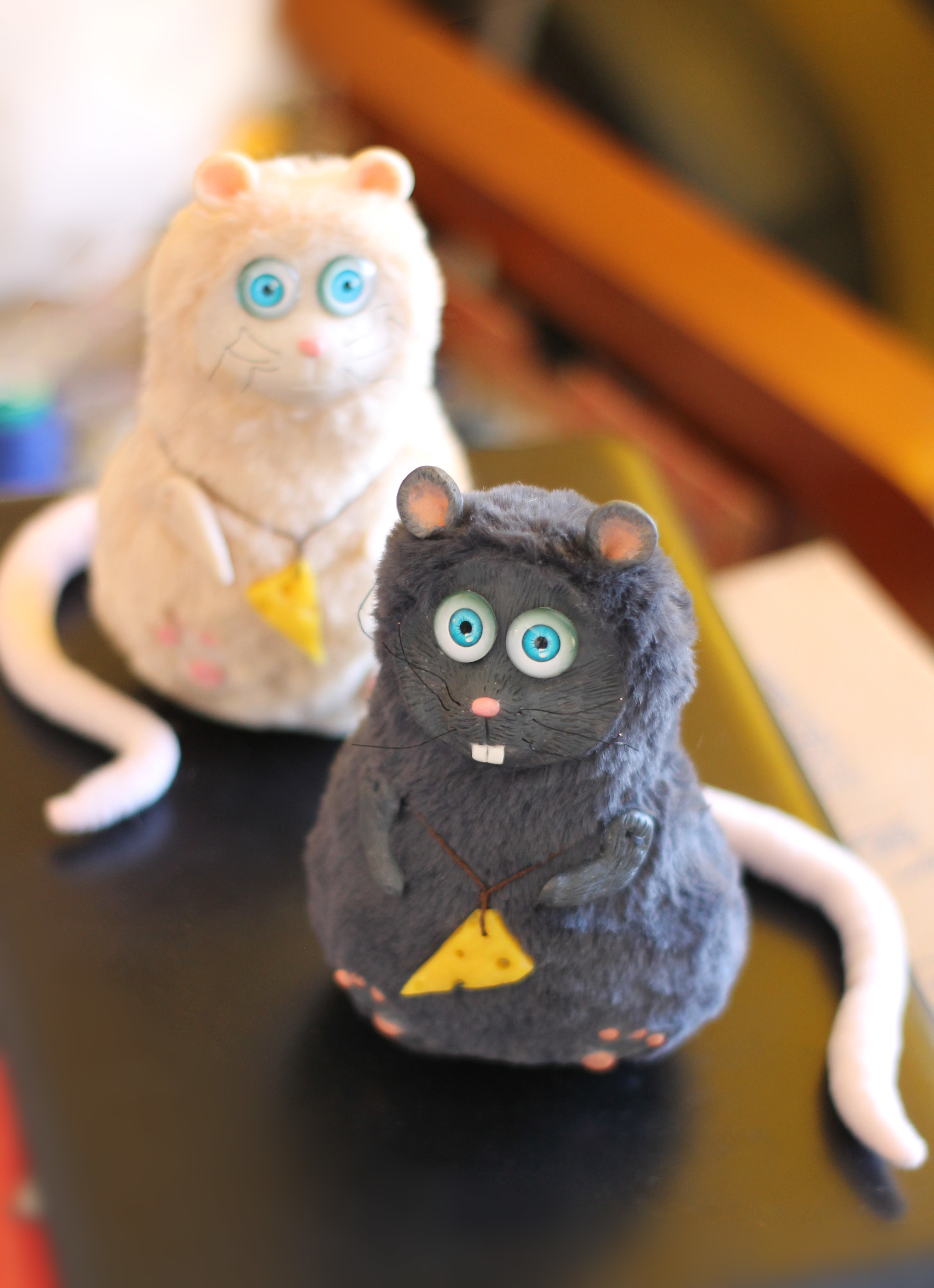 HypnoMOUSE - My, Mouse, Handmade, Polymer clay, Needlework without process, Longpost