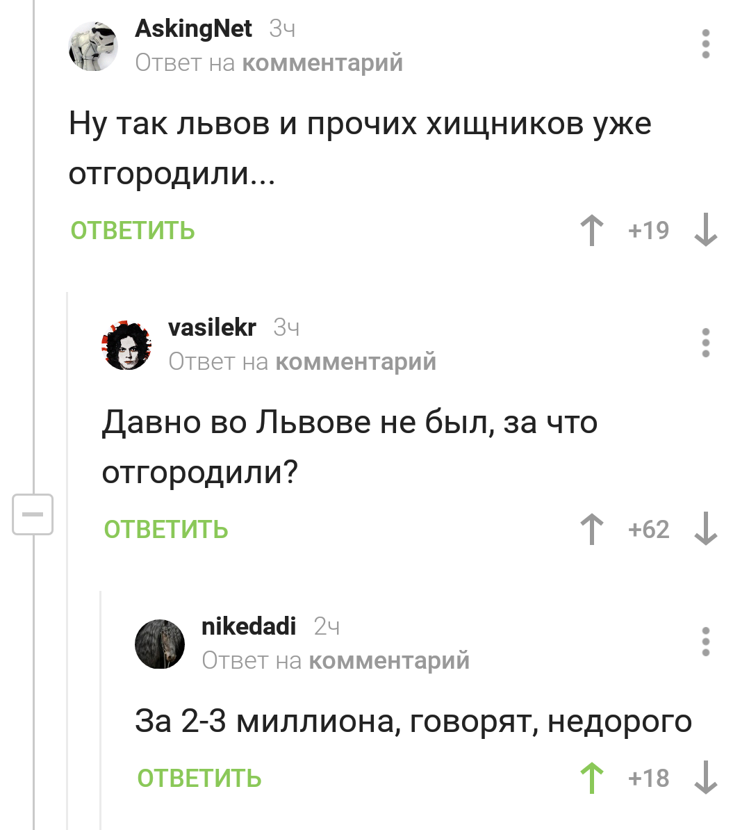 Really inexpensive - Comments on Peekaboo, Screenshot, Lviv