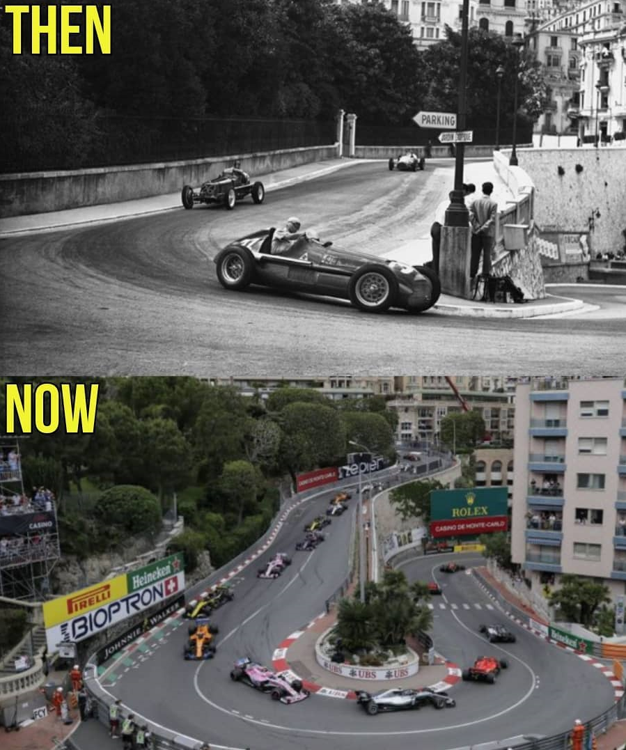 Monaco Grand Prix, then and now - Formula 1, The Grand Prix, Retro, Auto