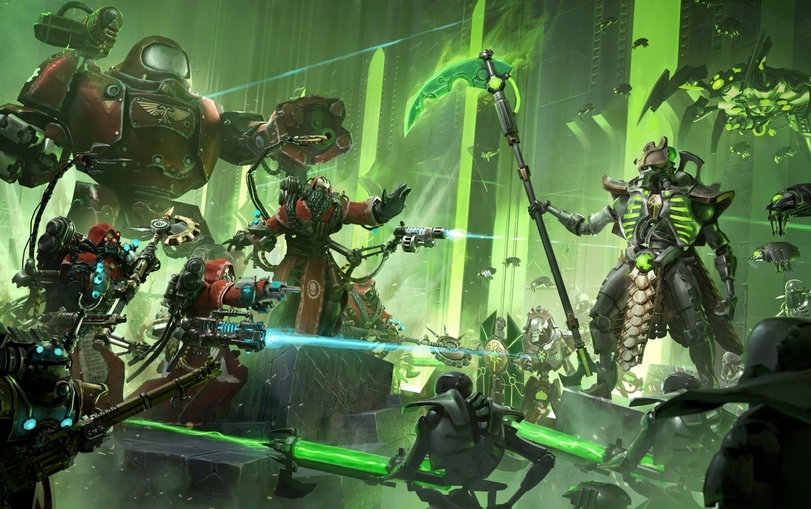 *evil nectron sounds* - Warhammer 40k, Wh Art, Necrons, Longpost, Art, A selection