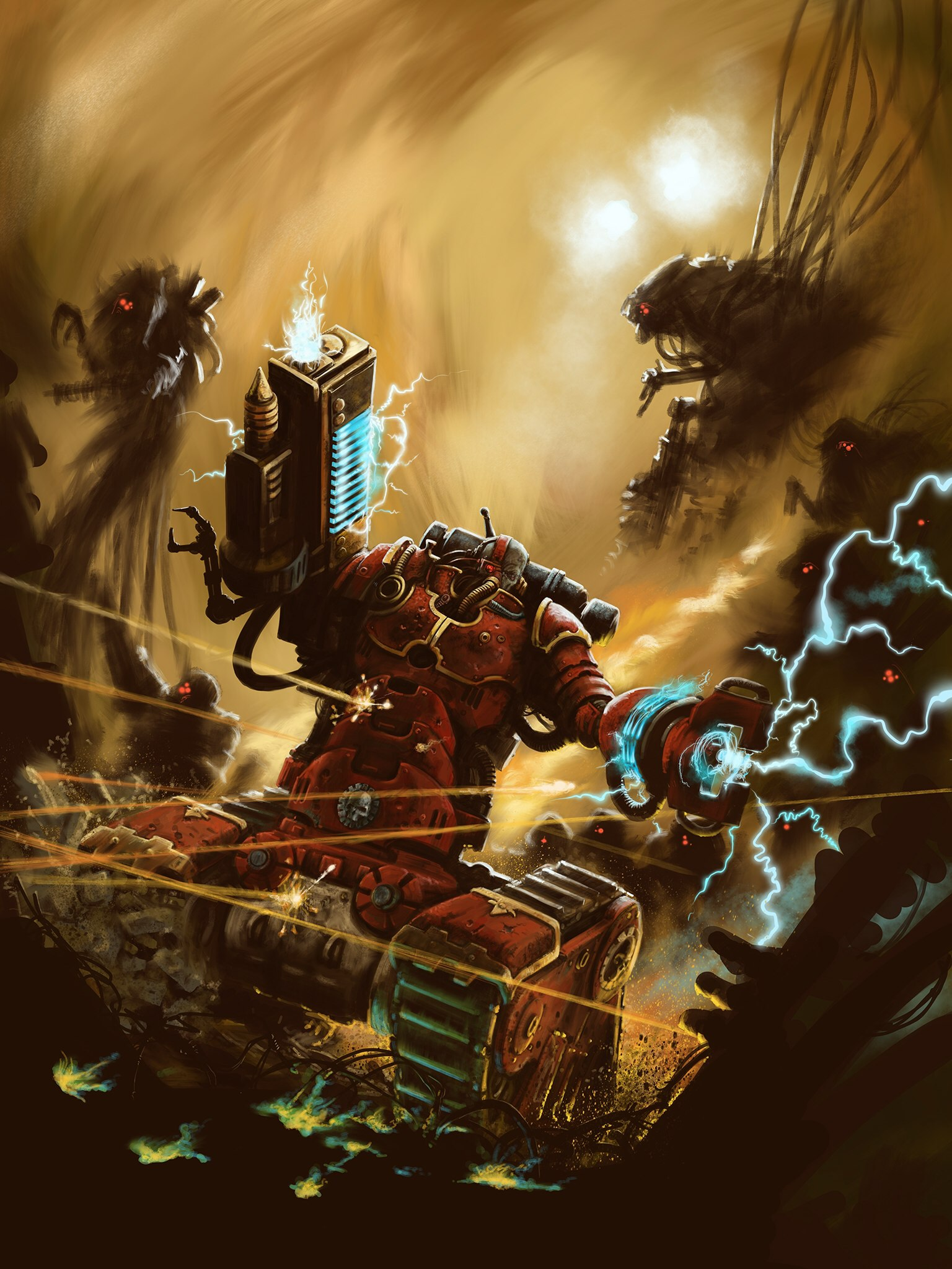 Glory to the Omnissiah! - Warhammer 40k, Wh Art, Art, Adeptus Mechanicus, Longpost, A selection