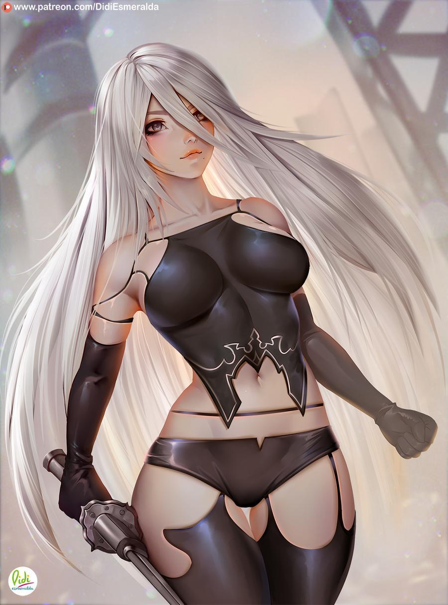 A2 Nier Automata - NSFW, Didi-Esmeralda, Yorha unit No 2 type a, NIER Automata, NIER, Games, Art