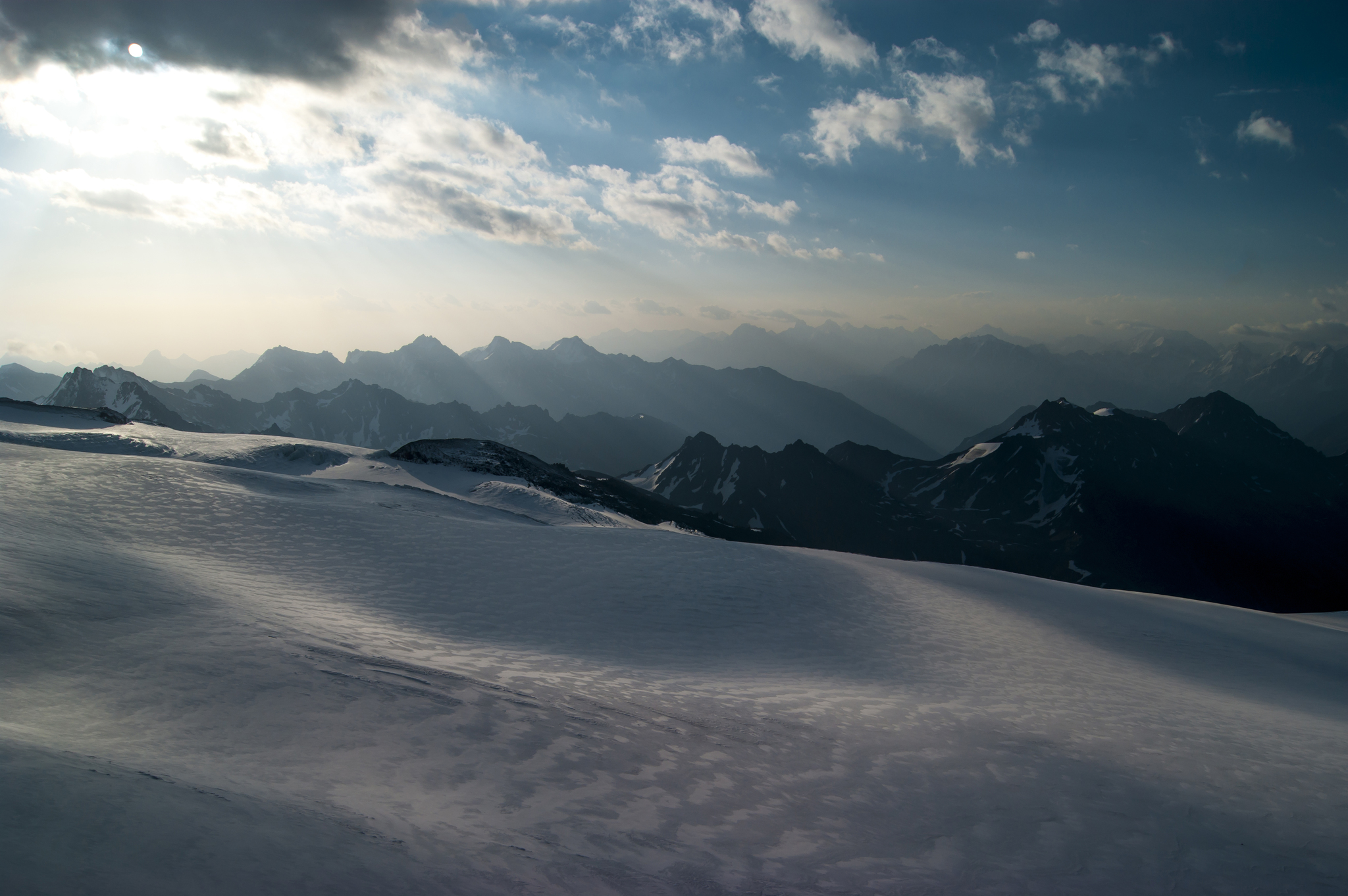 Photo story of one dawn - My, dawn, Elbrus, Mountain tourism, The mountains, Tourism, The photo, Landscape, Nature, Longpost