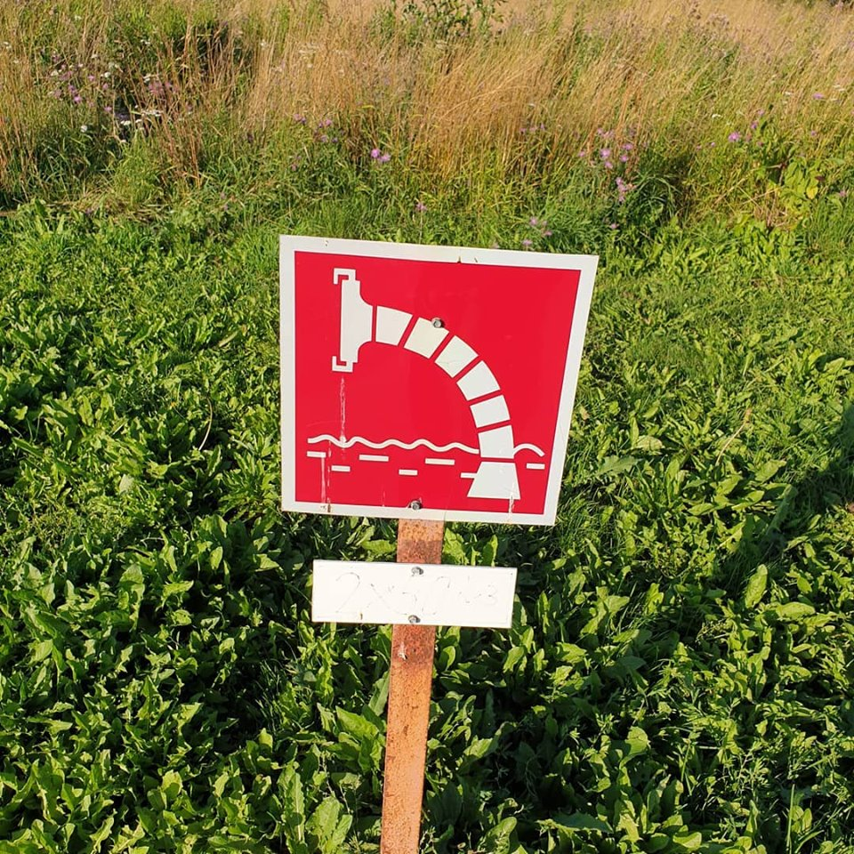 Drown your Shai-Hulud? - My, Trunk, Leningrad region, Shai Hulud, Табличка, , Inexplicable