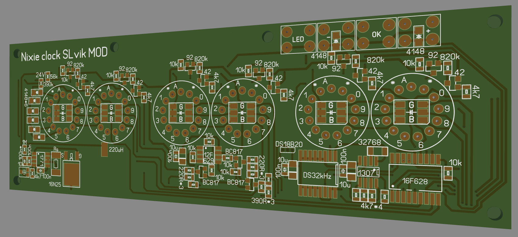 The evolution of my watch on 6 lamps IN-14 - My, With your own hands, Clock, Lamp clock, Nixie clock, Steampunk, Longpost