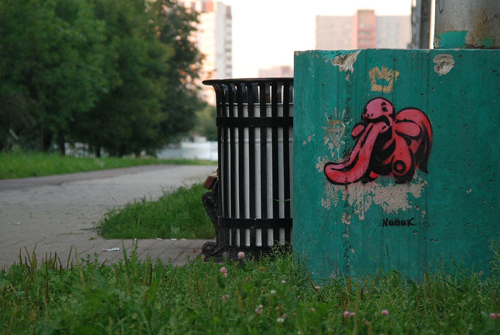 Pokemon hunting in Moscow: - My, Street art, Pokemon, Graffiti, N888k, Longpost