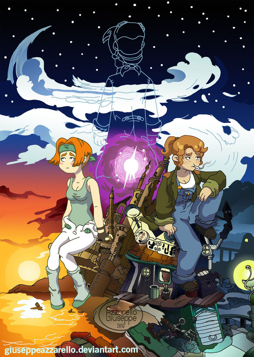 Deponia. good quest - Games, Art, Quest, Deponia, Longpost, Rufus