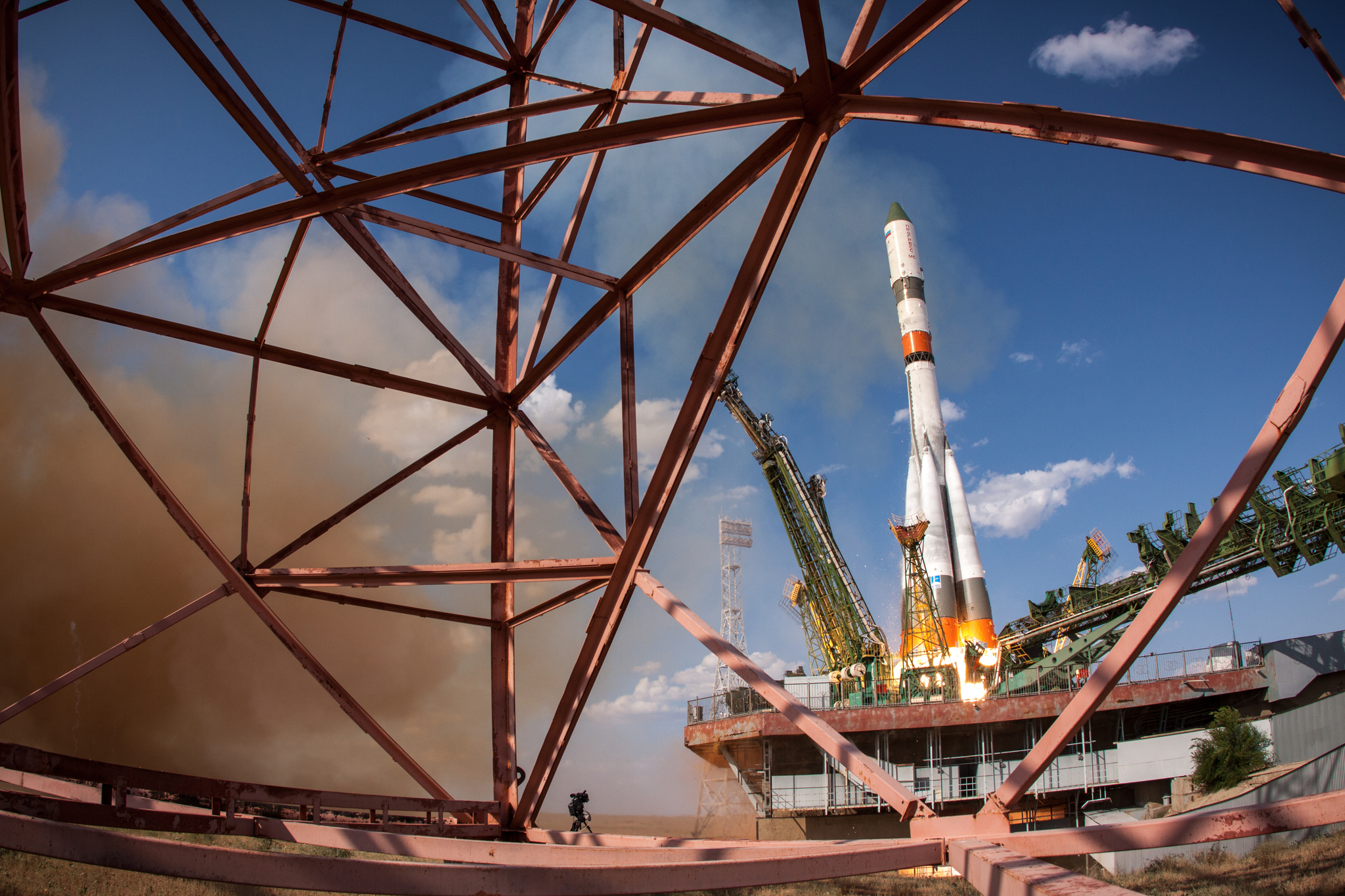 Space truck Progress again broke the record - Rocket, Running, Roscosmos, Progress, Baikonur, Video, Longpost, news