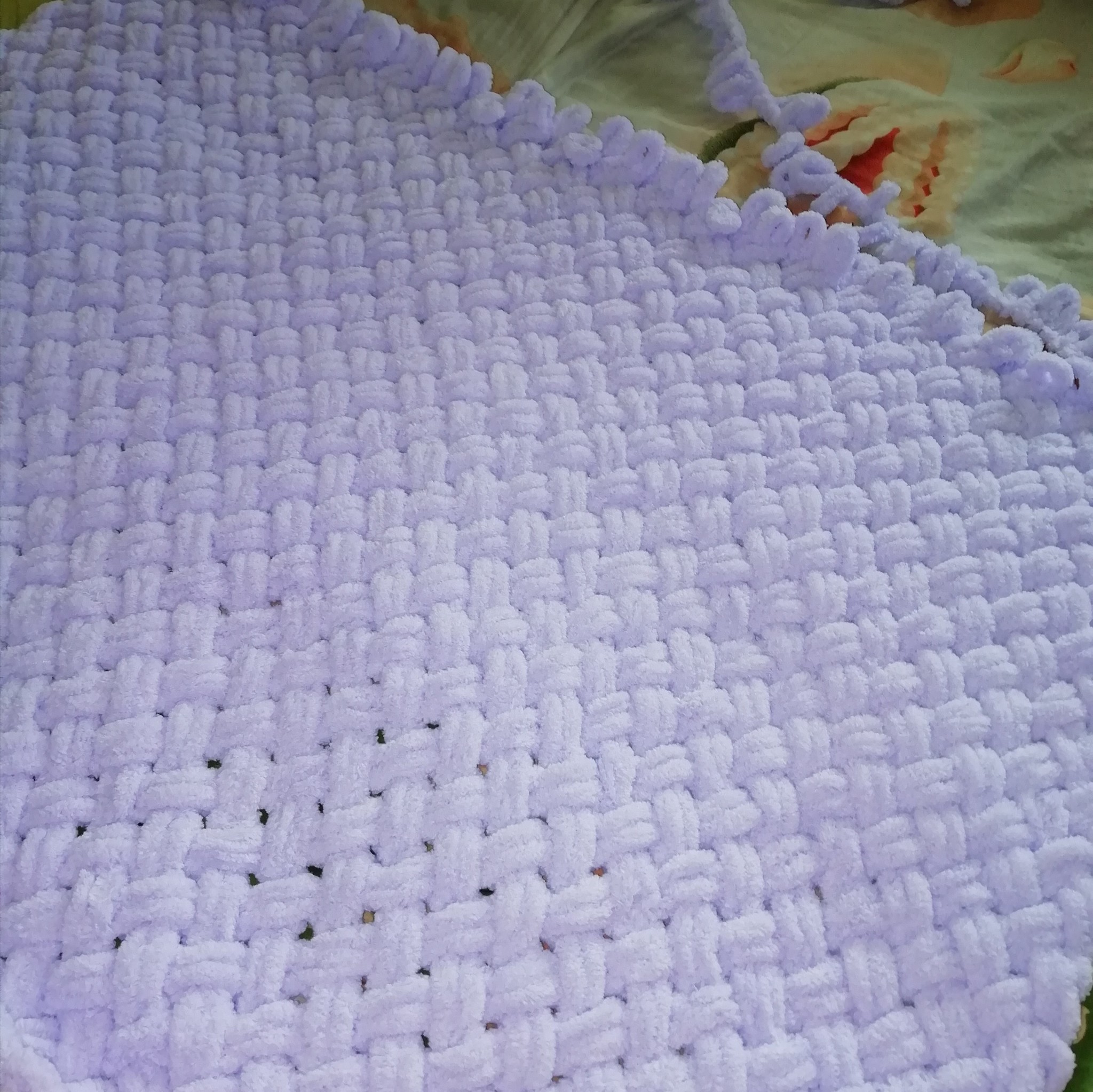 Lavender tenderness - My, Longpost, Needlework, Plaid, Knitting, Handmade, With your own hands