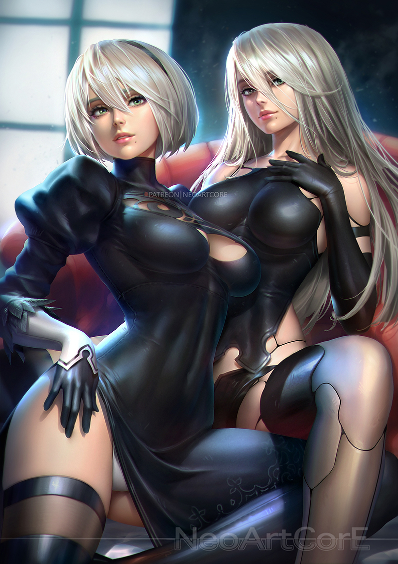 Girls from games - Games, Art, Darkstalkers, Persona 5, Final Fantasy, NIER Automata, Longpost, Girls, A selection