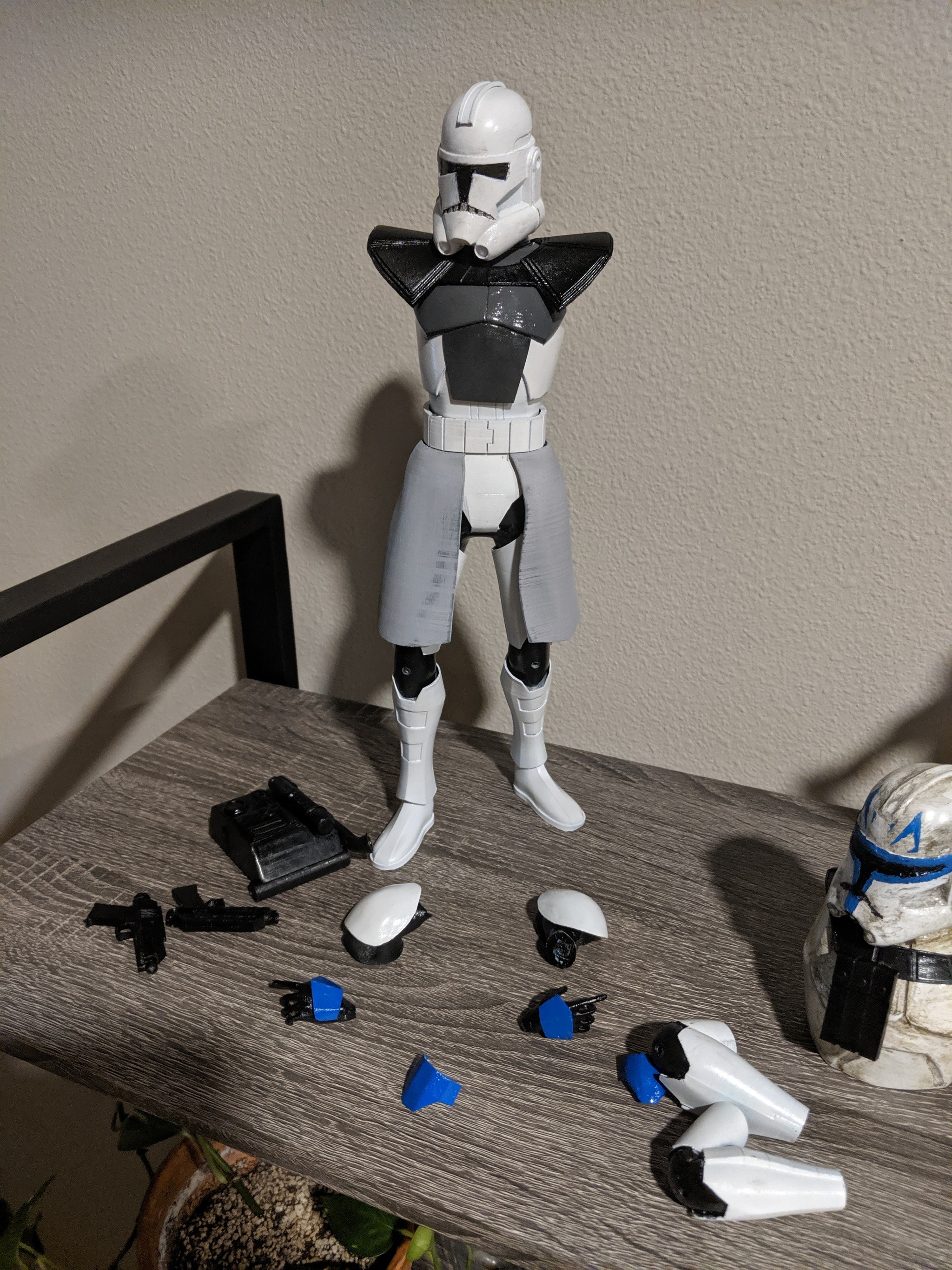 ARC soldier clone on a 3D printer - part 2 - My, Star Wars, The clone Wars, Star Wars: The Clone Wars, Longpost