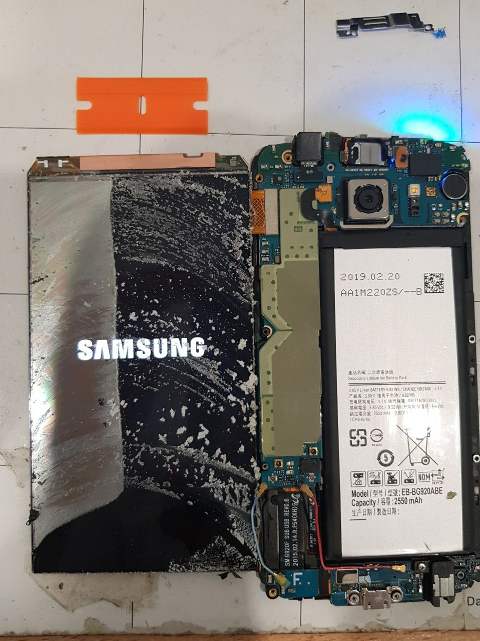 Samsung s6 display repair - My, Ulyanovsk, Ремонт телефона, Repair of equipment, Repair, Samsung, Display, Longpost