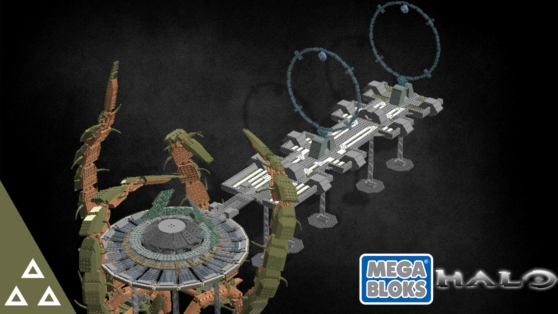 MegaBloks (Lego) Halo 3 Bridge (Bridge) - My, Lego, Megabloks, Halo, Halo Wars 2, Halo 3, Games, LEGO digital designer, , Longpost