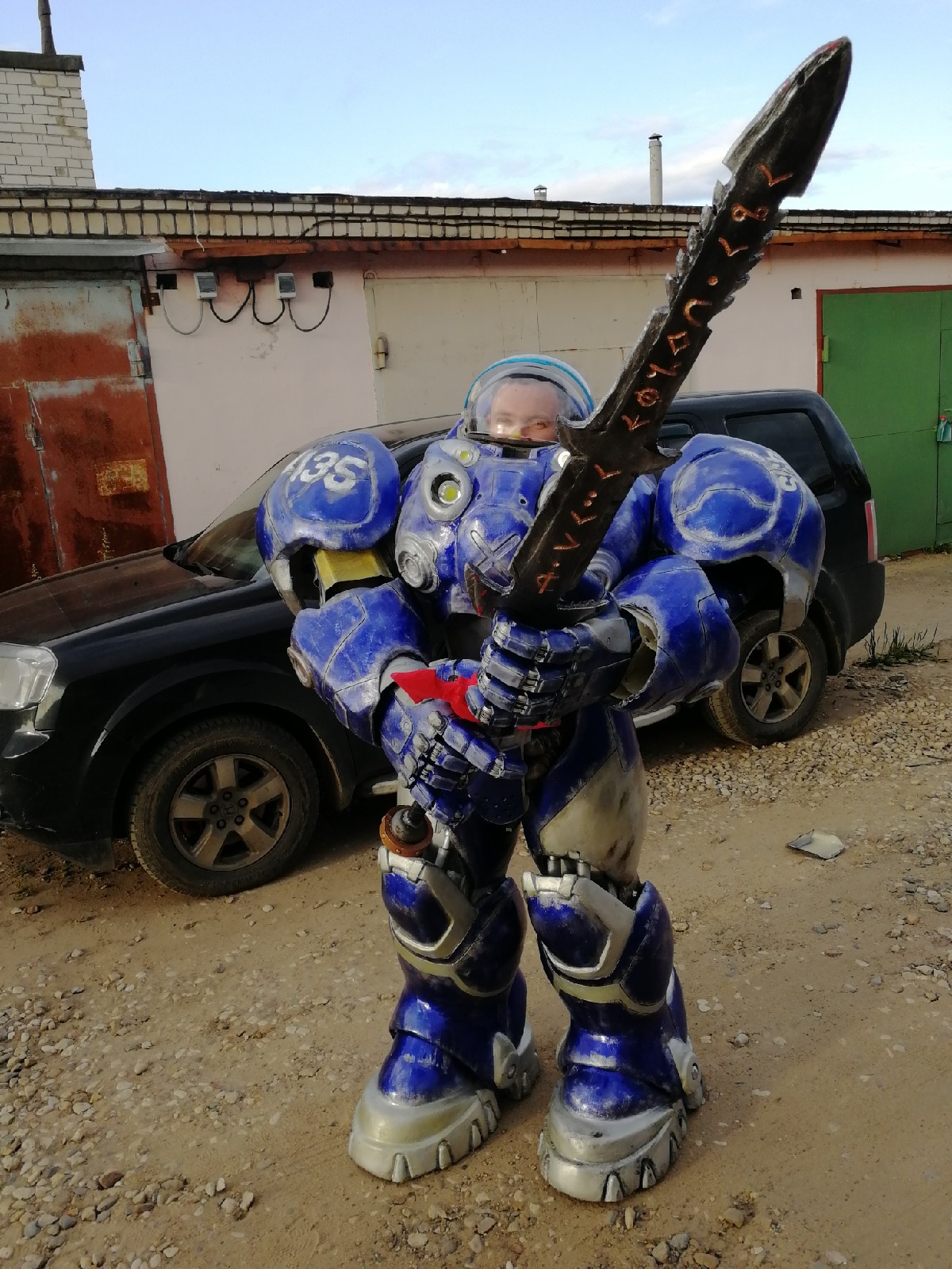 Terran marine diy part 6 - My, Starcraft, Blizzard, Cosplay, Longpost, Russian cosplay