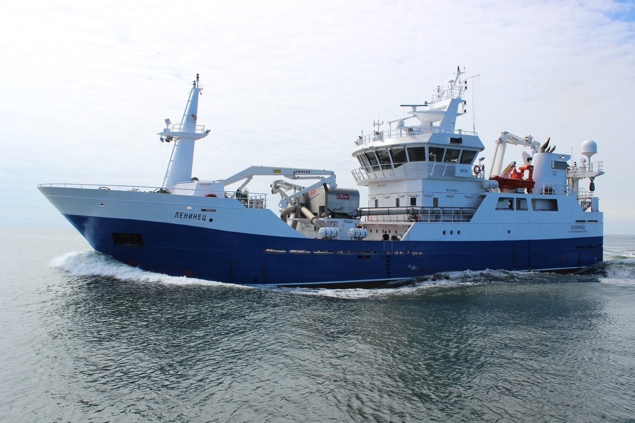 Yantar completed factory tests of the head trawler Leninets - Shipbuilding, Russia