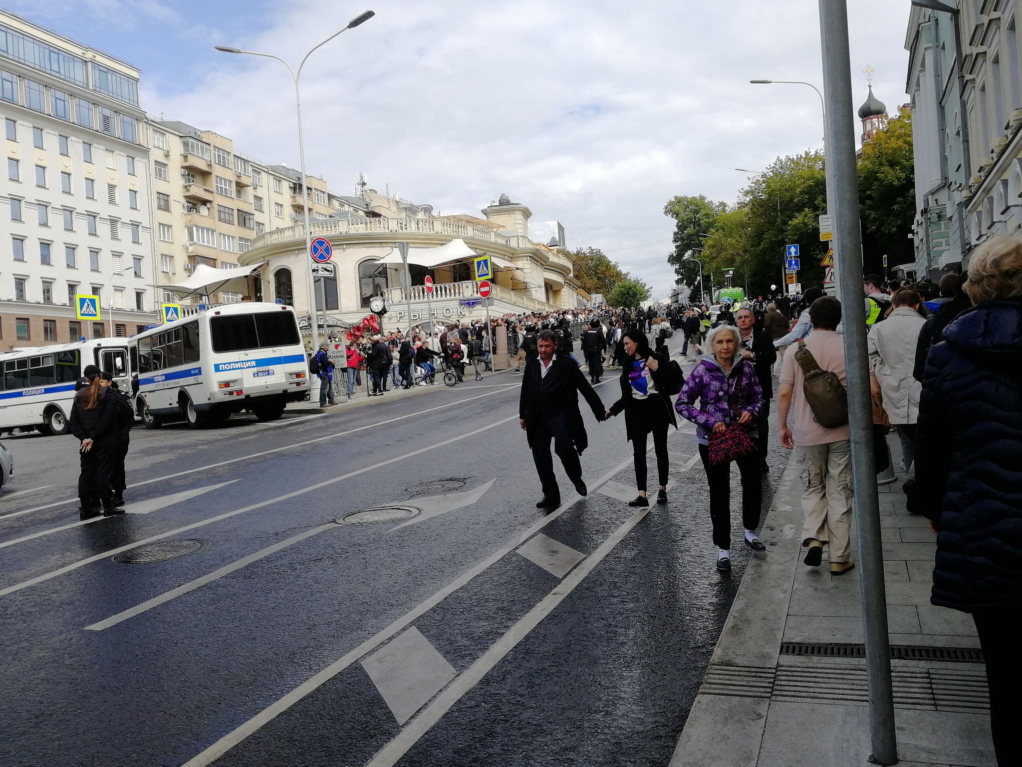 Short review. Peaceful procession For Fair Elections Moscow. 3.09.19 - My, Rally, Moscow, Elections, Sergei Sobyanin, Unauthorized meeting, August, Alexey Navalny, Politics, Longpost