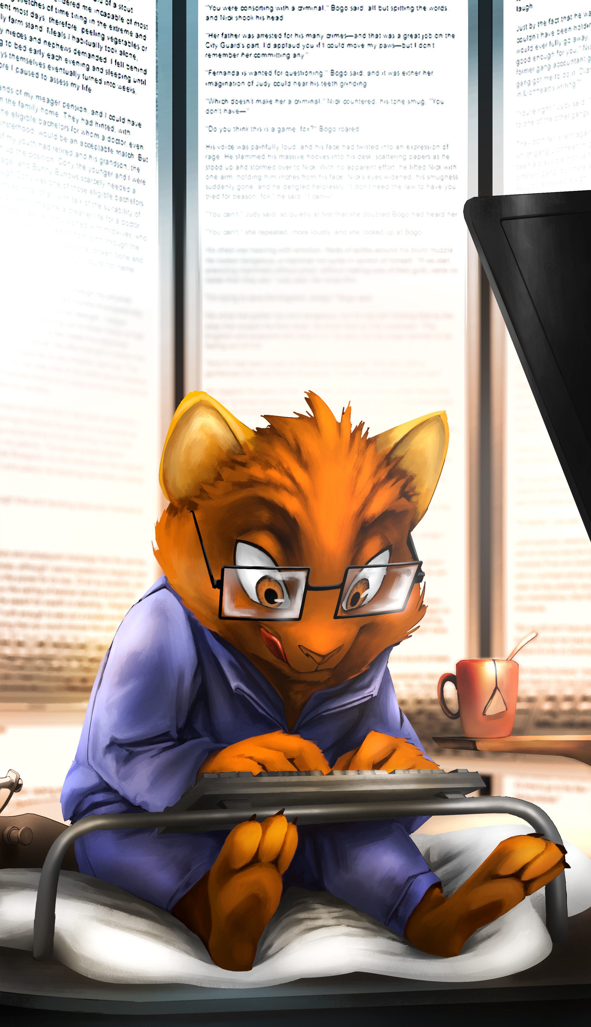 K.C. Whistler - Art, Thewyvernsweaver, Zootopia, Original character