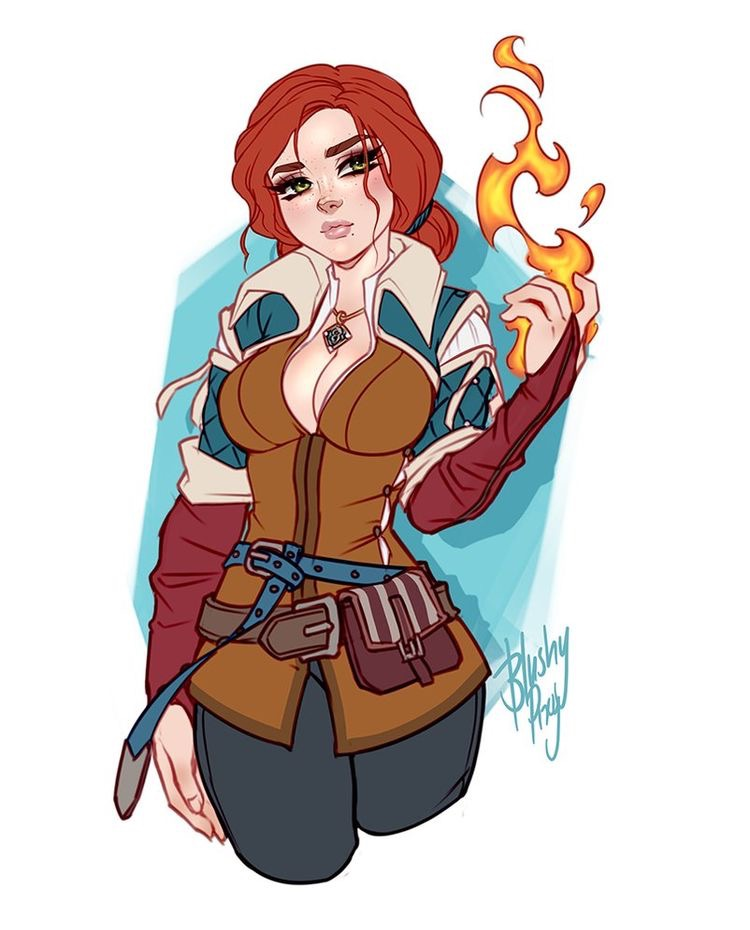 Triss Merigold - Games, Art, Cosplay, Witcher, Triss Merigold, Longpost