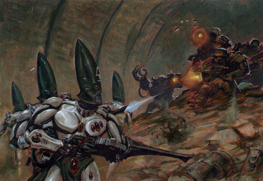 Guardian - Guardian, Eldar, Warhammer 40k, Art, Wh Art, Longpost