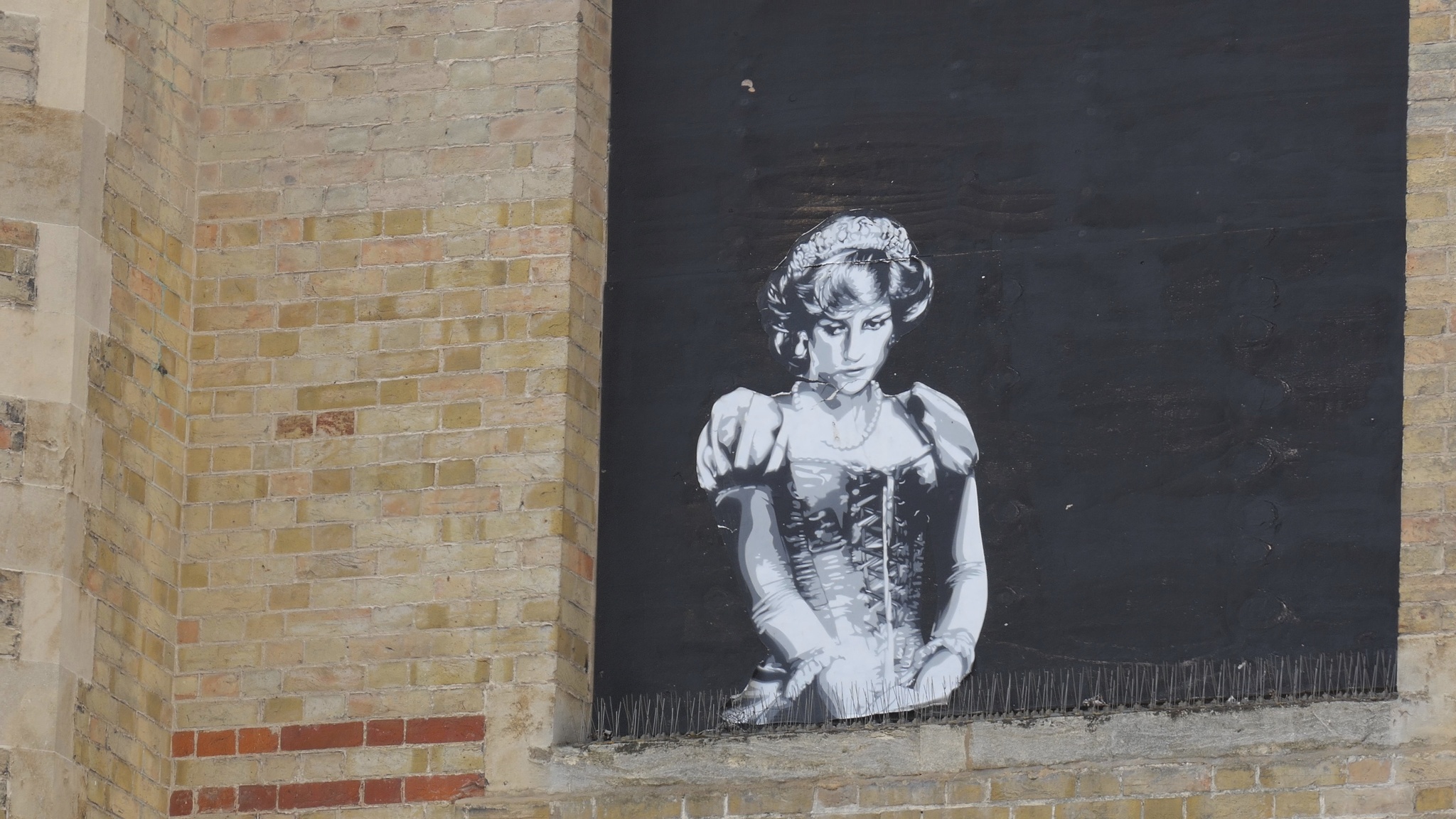 Street art - Princess Diana. - My, Princess, Princess Diana, Street art