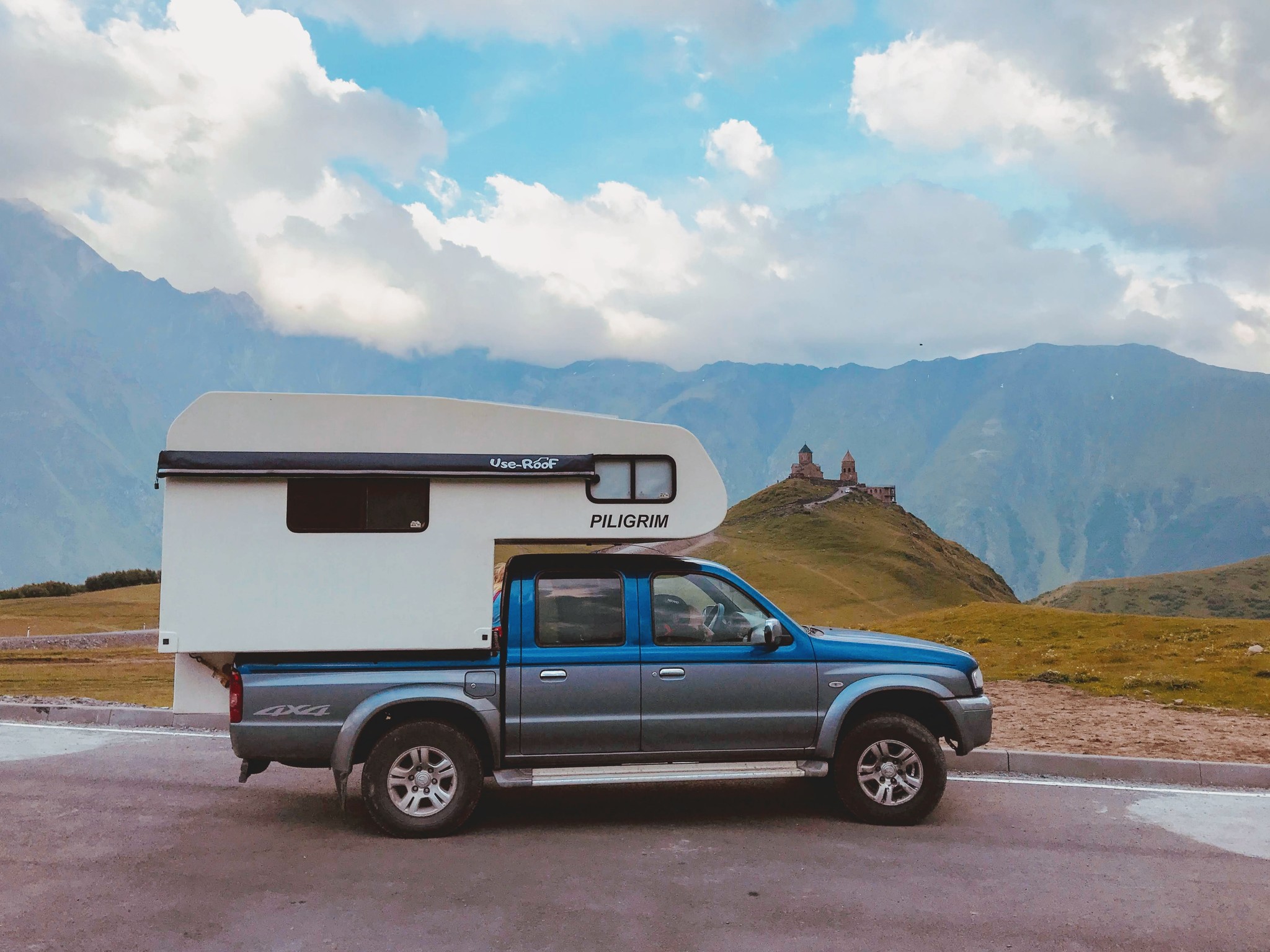 Camper Pilgrim. Travel in Georgia. - My, Road trip, Travels, Georgia, House on wheels, Homemade, Longpost