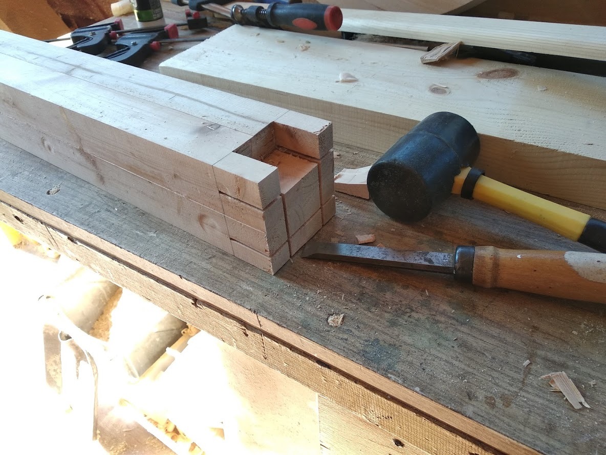 Small table for tea/coffee/ashtray. - My, Carpenter, Needlework with process, Simple things, Longpost, Table, With your own hands