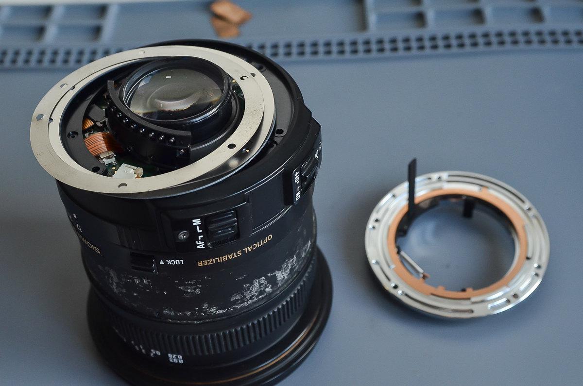 Sigma 17-50mm 2.8OS. - My, Repair of photographic equipment, Lens, Sigma, Nikon, Longpost