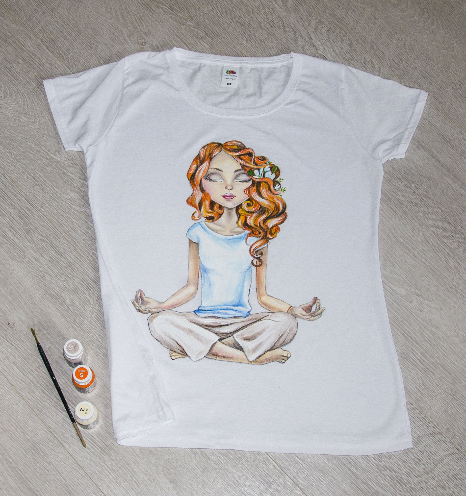 Hand painted t shirt - My, T-shirt, Girls, Cloth, Fashion, Style, Painting on fabric