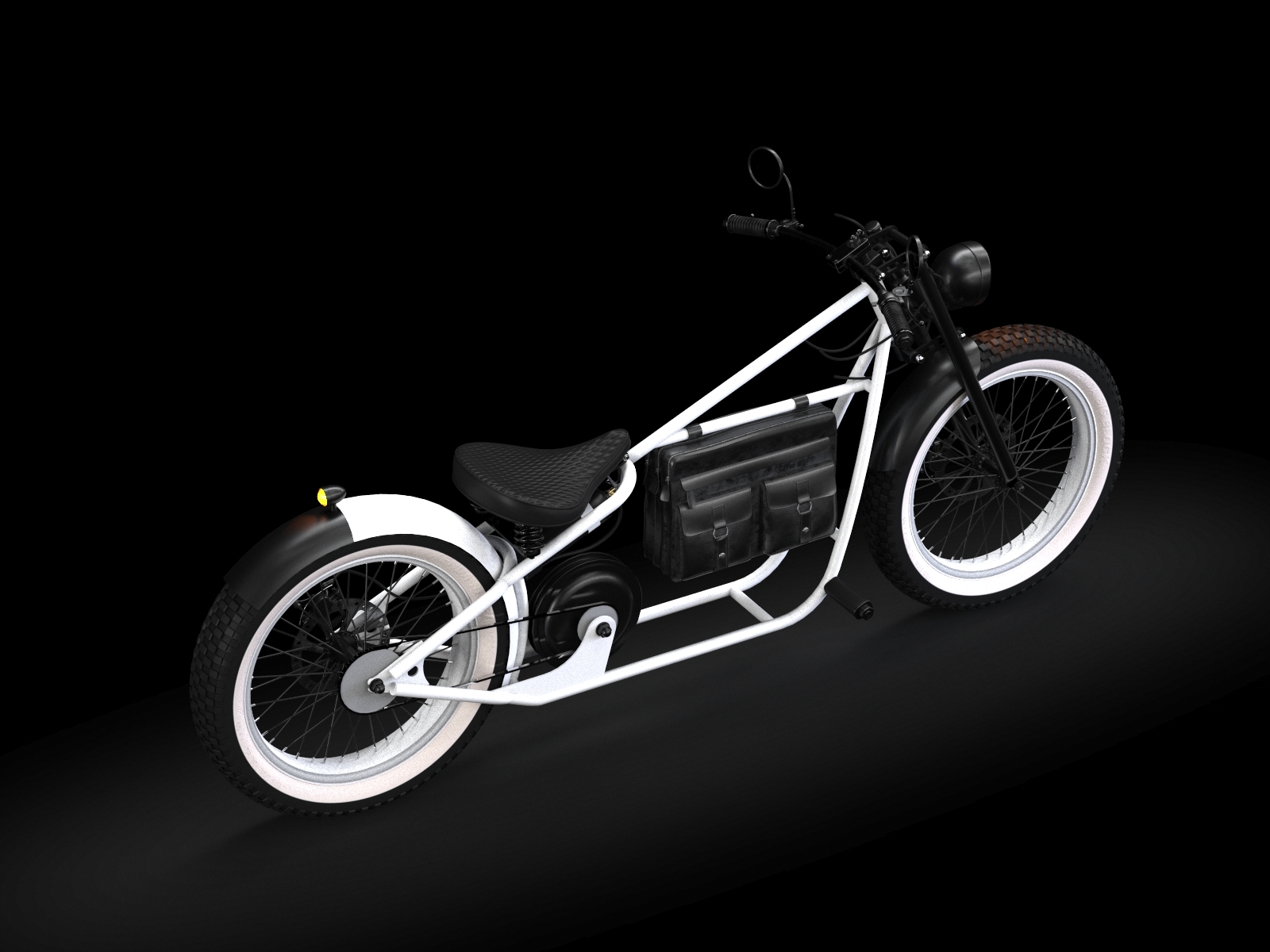 Bobber bike on electrodoping) - My, Electric bike, Kazan, Aeroslon, Custom, , Electric car, Video, Longpost, Customization